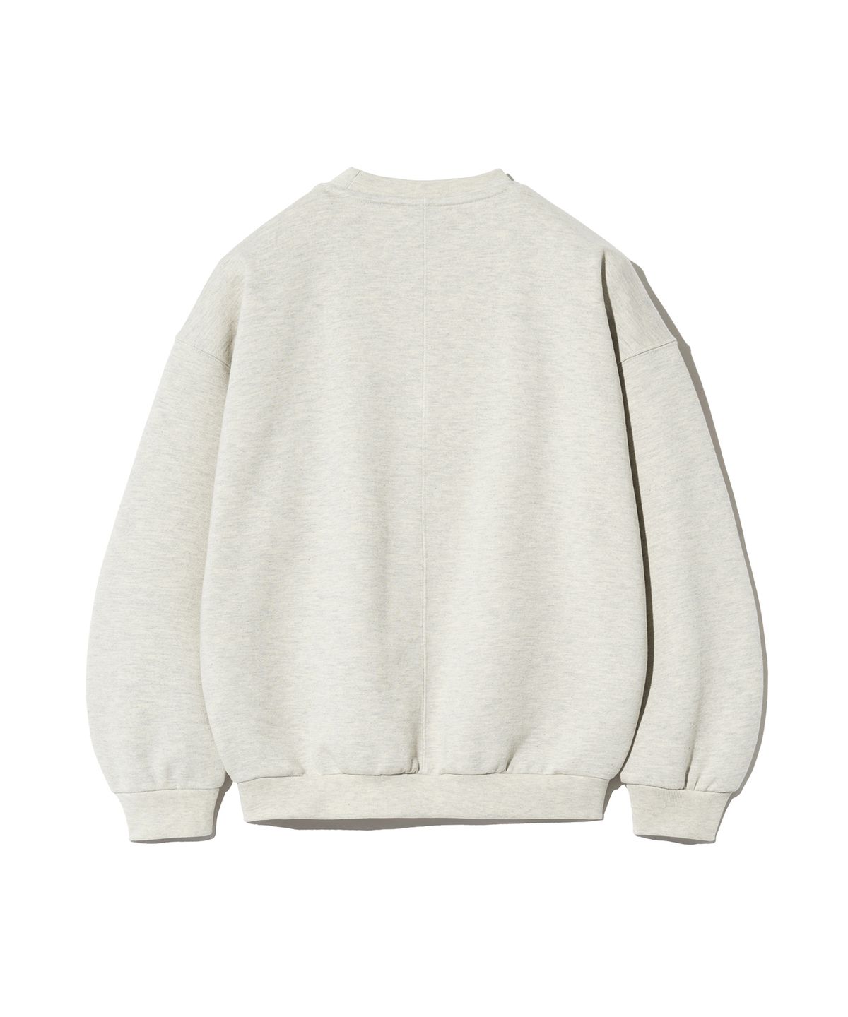 다이아몬드 레이라(DIAMOND LAYLA) LAMOUR Big Embroidery Stitch Sweatshirt T87  Reddish Oatmeal