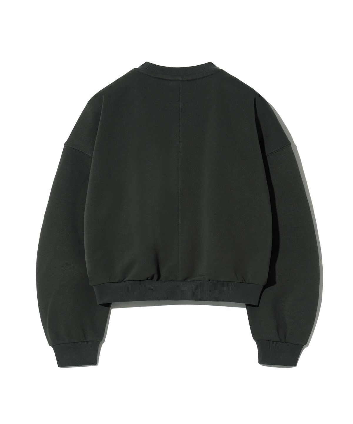 다이아몬드 레이라(DIAMOND LAYLA) [CROP] LAMOUR Big Embroidery Stitch Sweatshirt T87  Charcoal