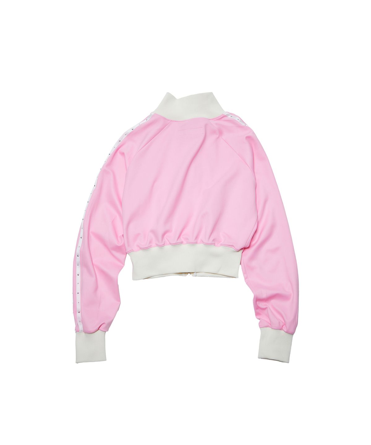 더뮤지엄비지터(THEMUSEUMVISITOR) ART LOGO PATCH STITCHED TRACK JACKET (PINK)