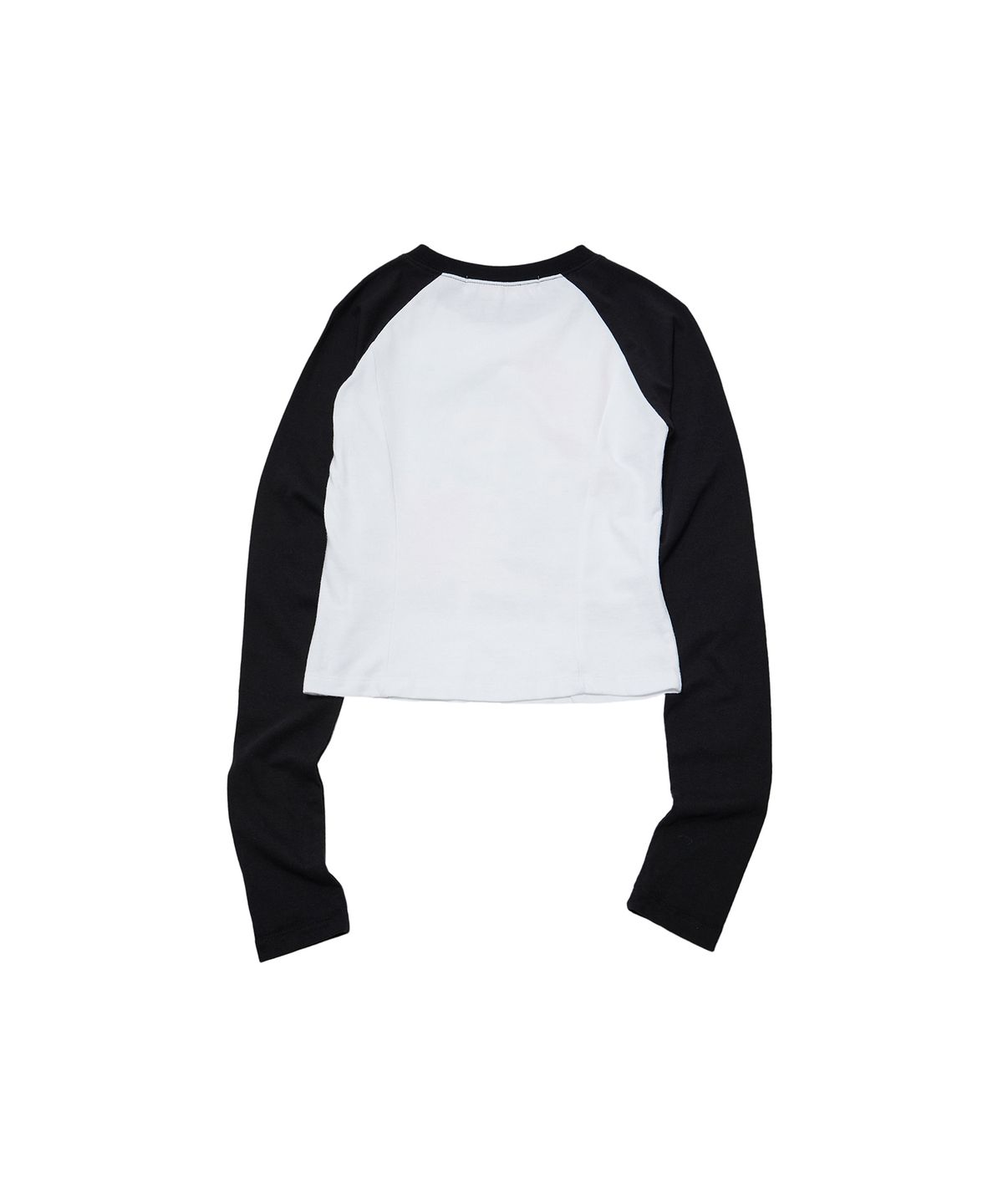 더뮤지엄비지터(THEMUSEUMVISITOR) ESSENTIAL TMV PAINTING RAGLAN LONG SLEEVE (BLACK)