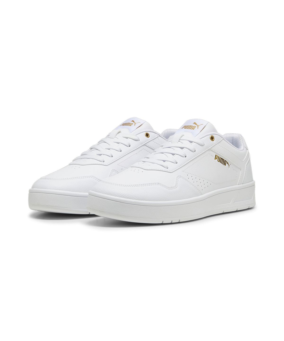 푸마(PUMA) 코트 클래식 - 화이트:골드 / 395018-01