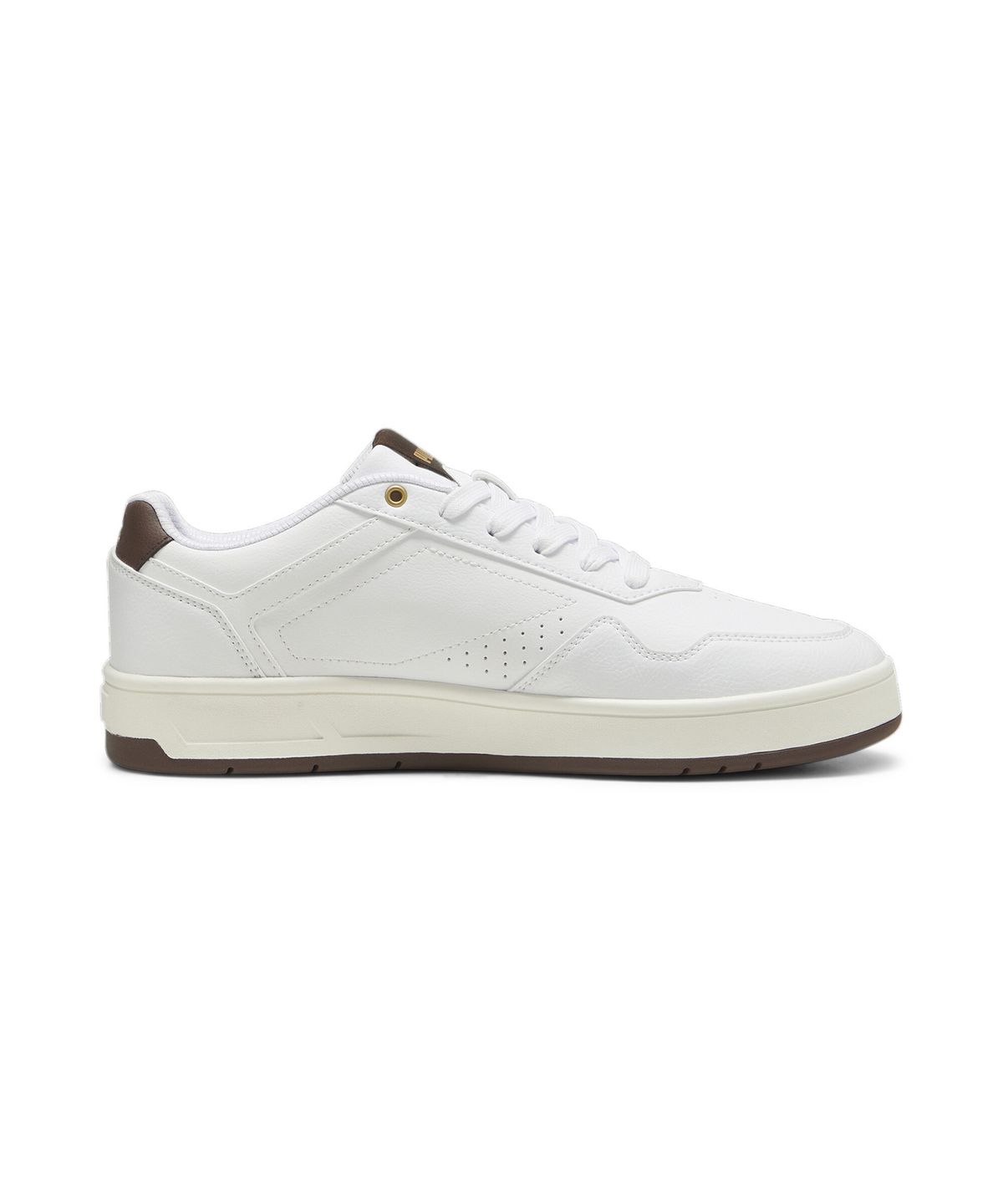 푸마(PUMA) 코트 클래식 - 화이트:브라운:골드 / 395018-04