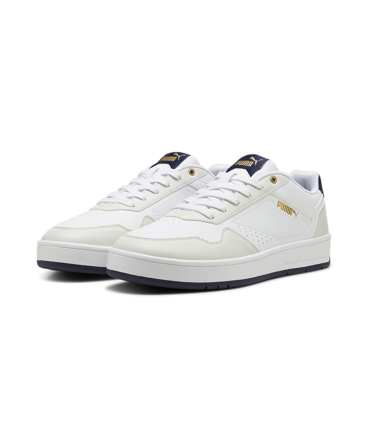 푸마(PUMA) 코트 클래식 - 화이트:그레이:네이비 / 395018-05