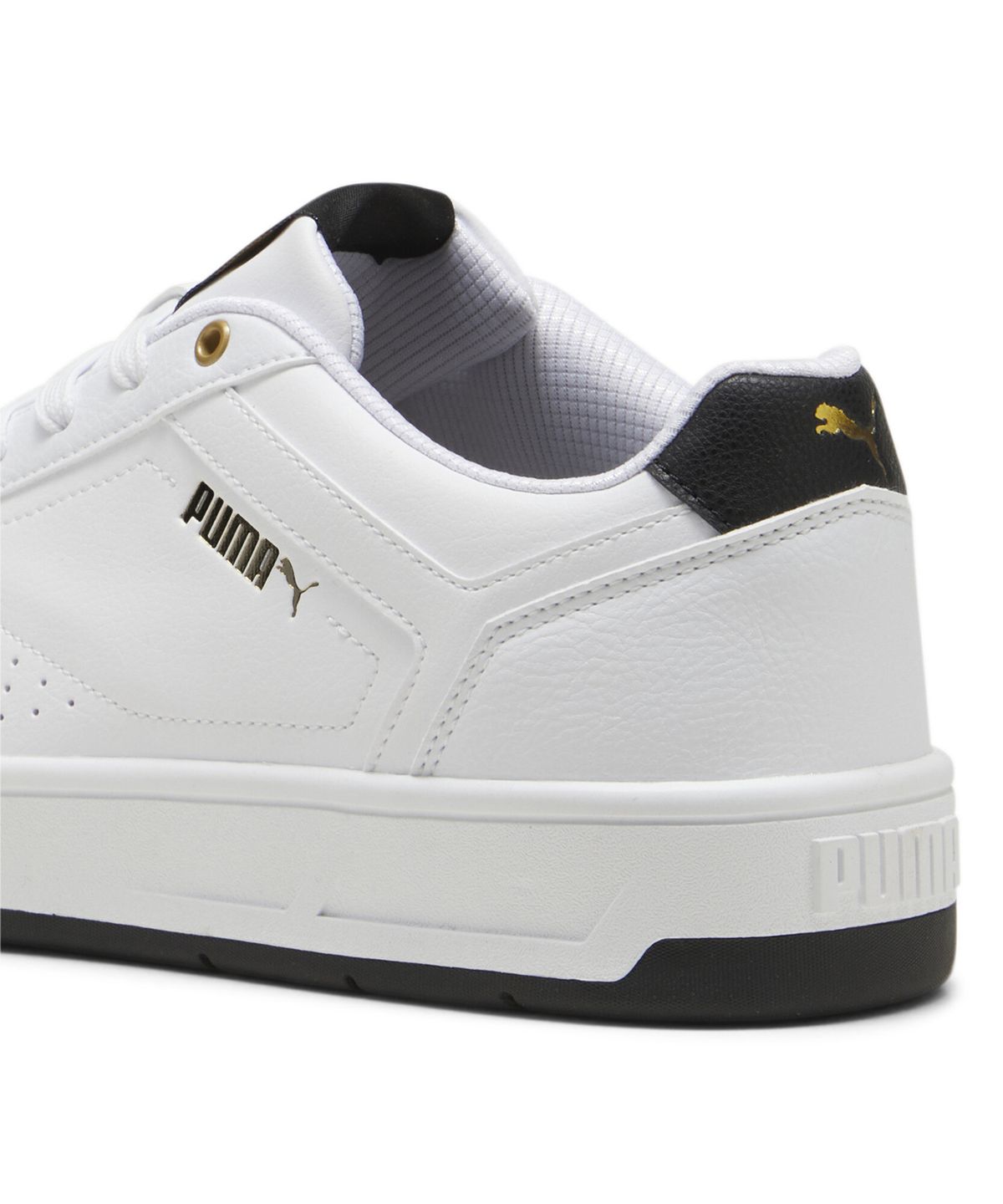 푸마(PUMA) 코트 클래식 - 화이트:블랙:골드 / 395018-07