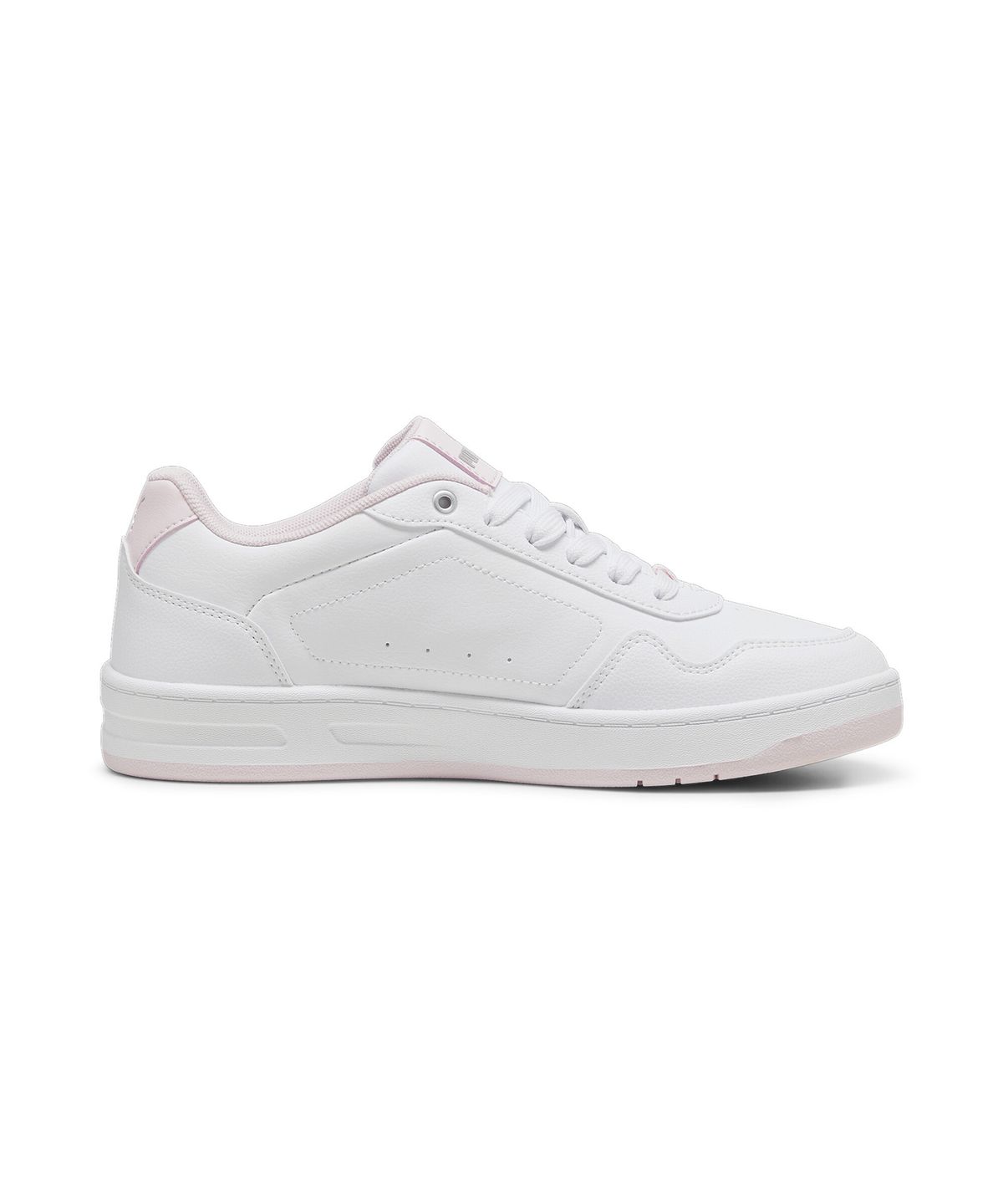 푸마(PUMA) 코트 클래식 - 화이트:핑크:실버 / 395021-04