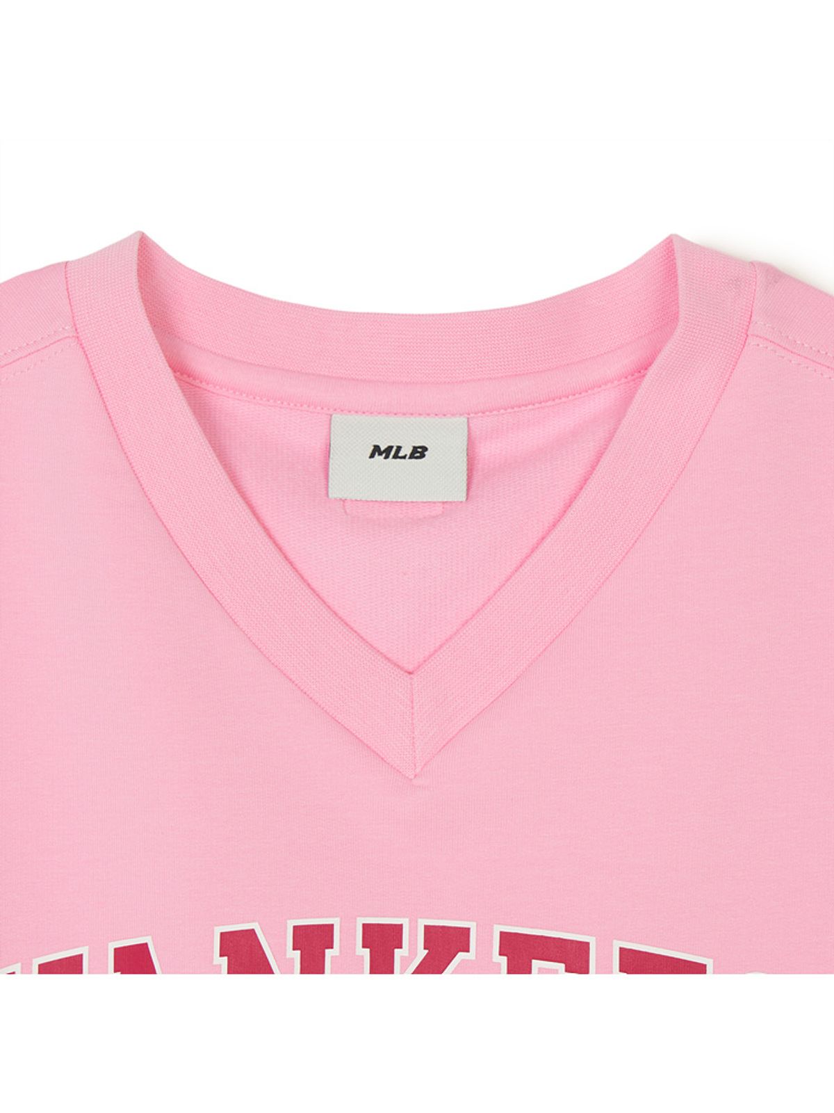 엠엘비 키즈(MLB KIDS) 바시티 3PCS 베스트 반팔 세트 (여아) NY (Pink)