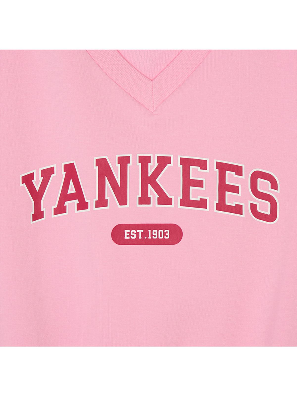 엠엘비 키즈(MLB KIDS) 바시티 3PCS 베스트 반팔 세트 (여아) NY (Pink)