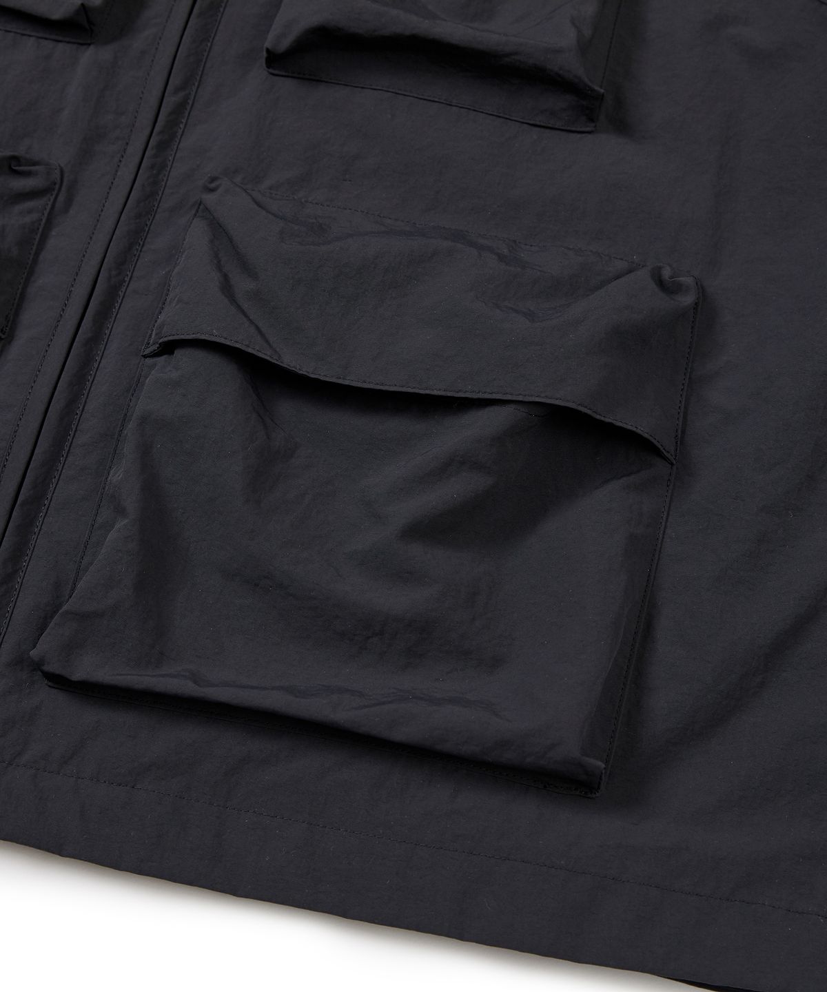 스노우피크 어패럴(SNOWPEAK APPAREL) 캠플 유틸리티 베스트 Dark Charcoal (S24SMCVE10)