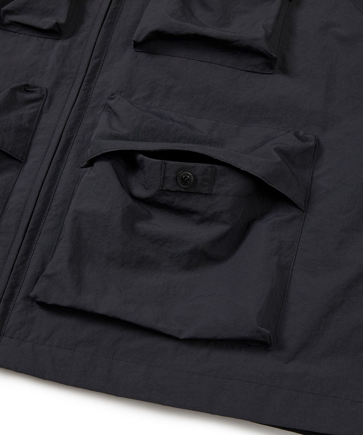 스노우피크 어패럴(SNOWPEAK APPAREL) 캠플 유틸리티 베스트 Dark Charcoal (S24SMCVE10)