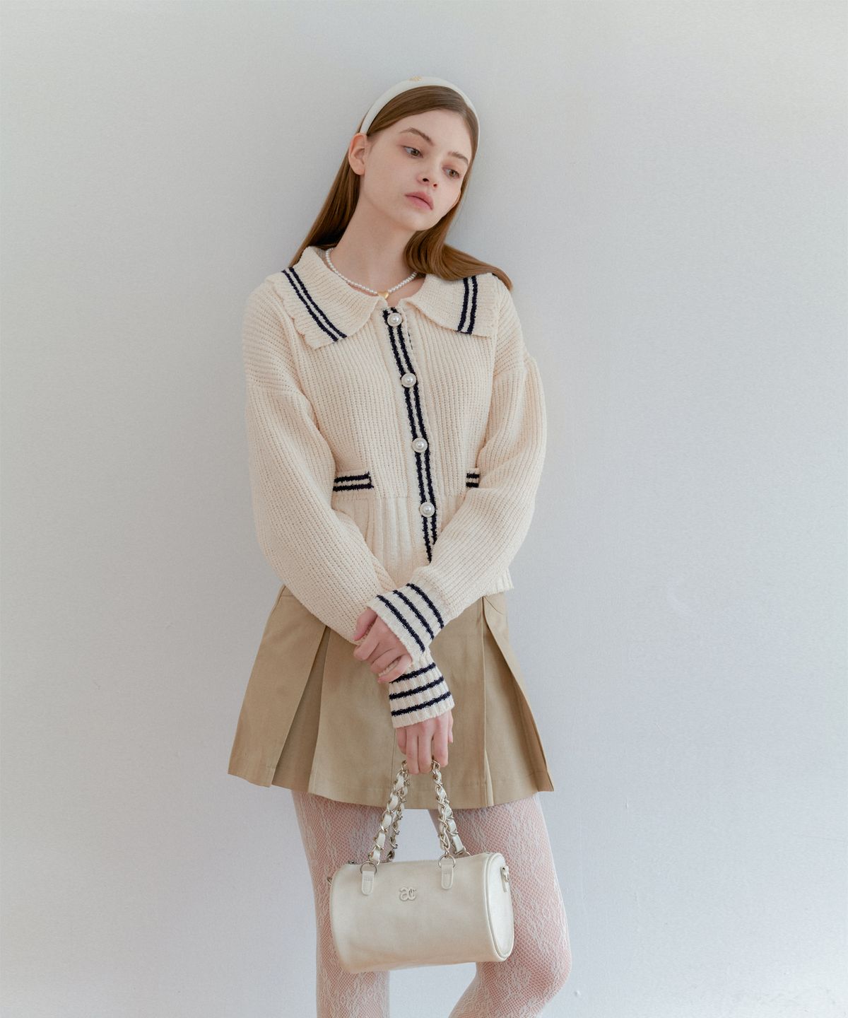 아노에틱(ANOETIC) ANC ROUND CHAIN BAG_IVORY