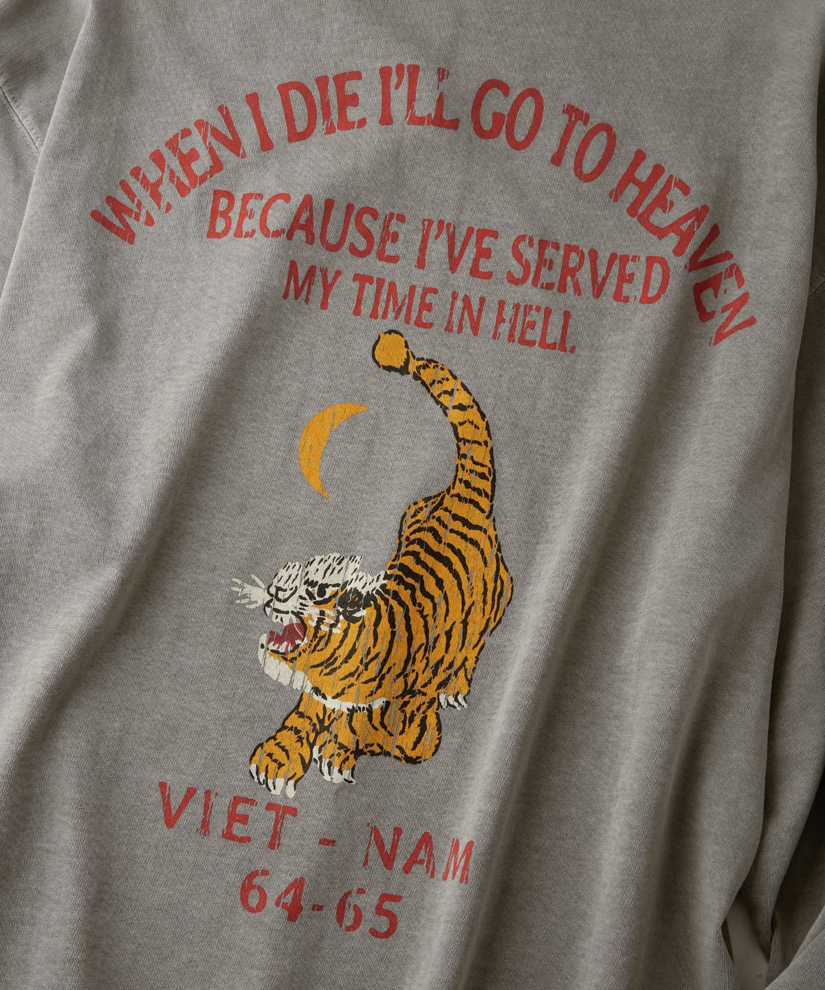 아웃스탠딩(OUTSTANDING) MIL SERIES LONG SLEEVE(VIET NAM TIGER)_PIGMENT KHAKI