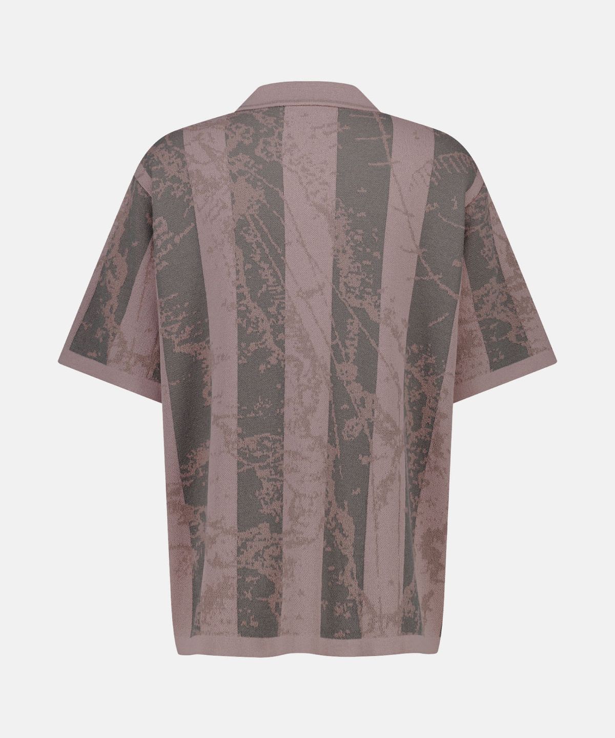 썬러브투어(SUNLOVETOUR) Jacquard Full Zip Knit Polo Pink