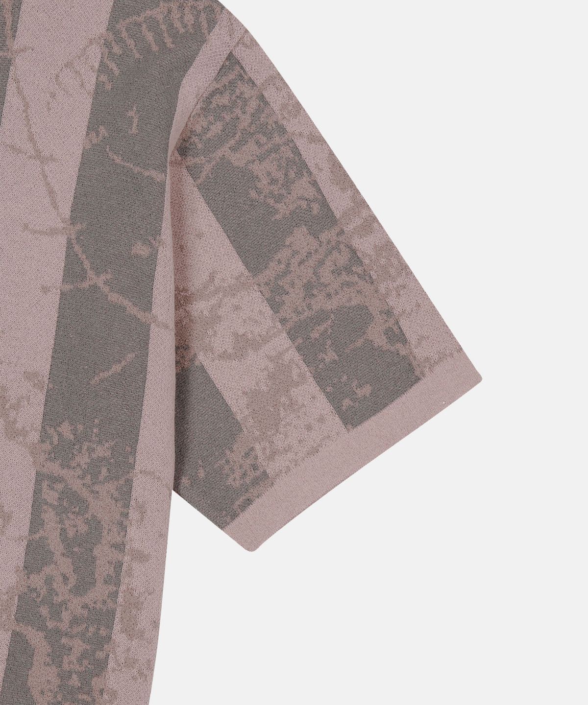 썬러브투어(SUNLOVETOUR) Jacquard Full Zip Knit Polo Pink