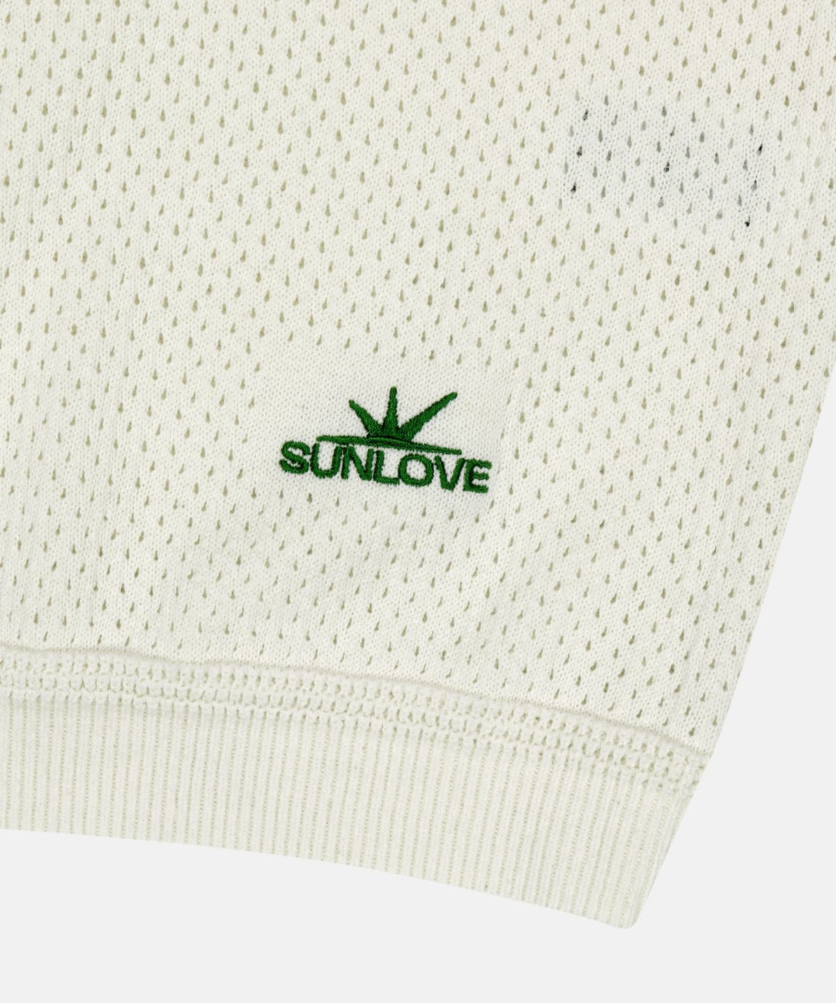 썬러브투어(SUNLOVETOUR) Crochet Knit Polo Ivory