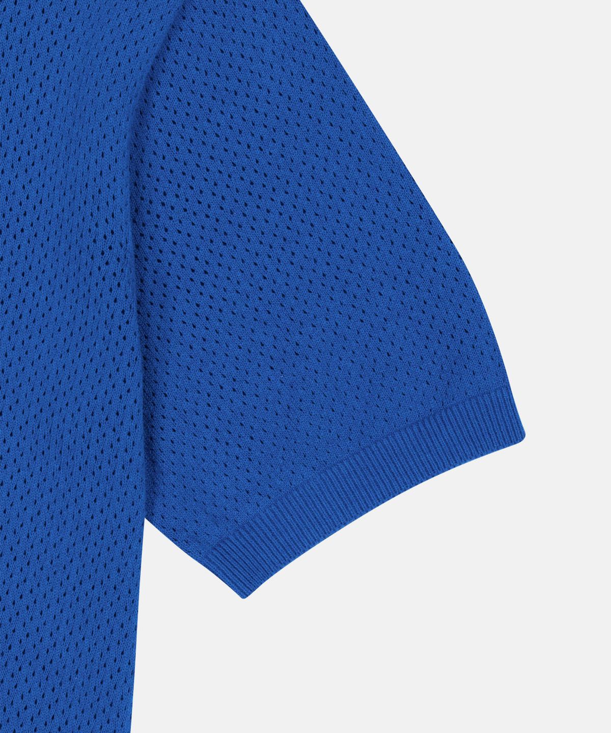 썬러브투어(SUNLOVETOUR) Crochet Knit Polo Blue