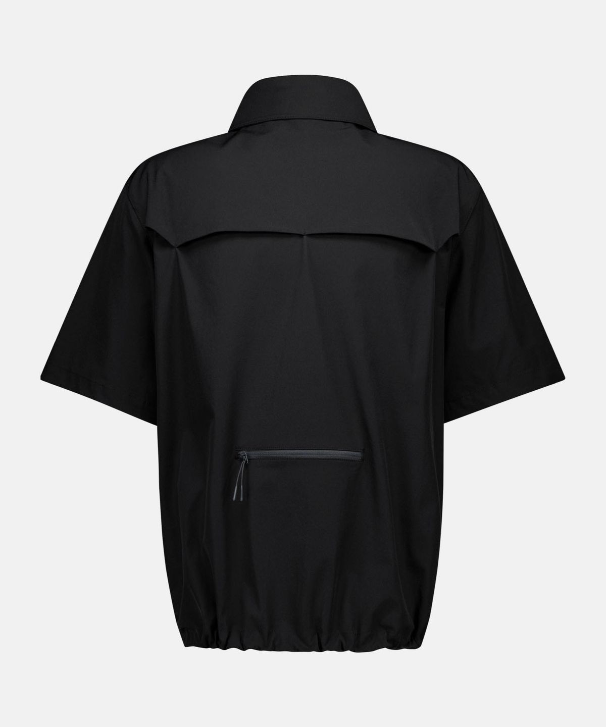 썬러브투어(SUNLOVETOUR) Active Half Zip Woven Polo Black