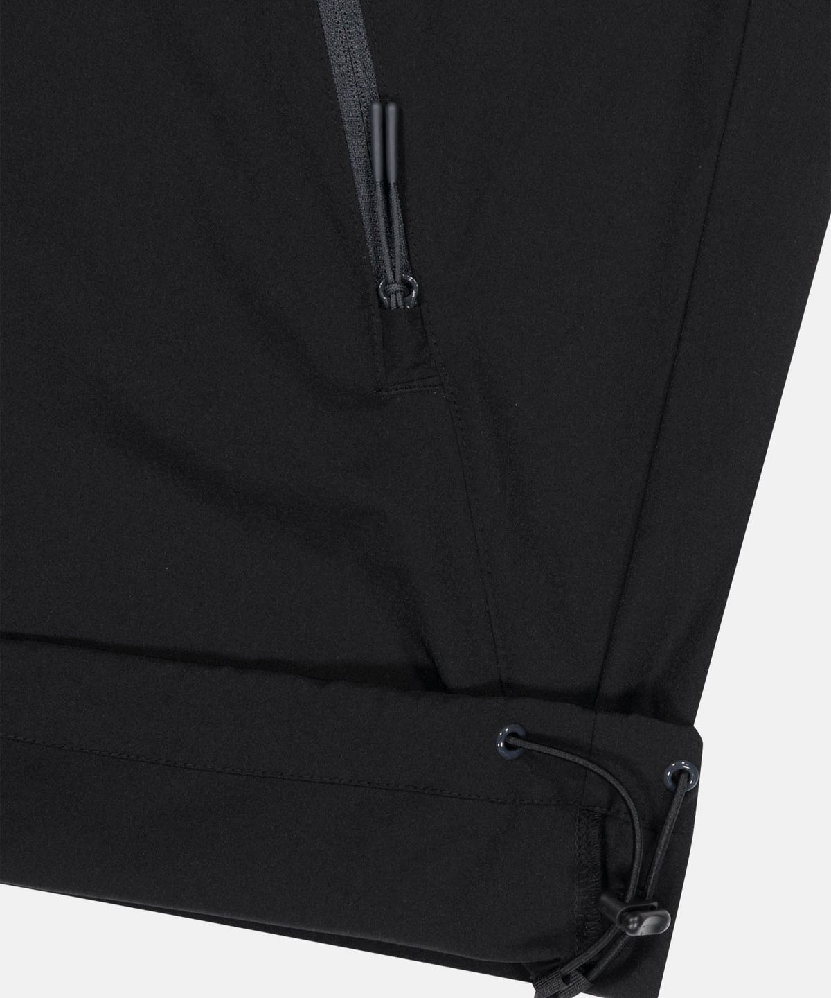썬러브투어(SUNLOVETOUR) Active Half Zip Woven Polo Black
