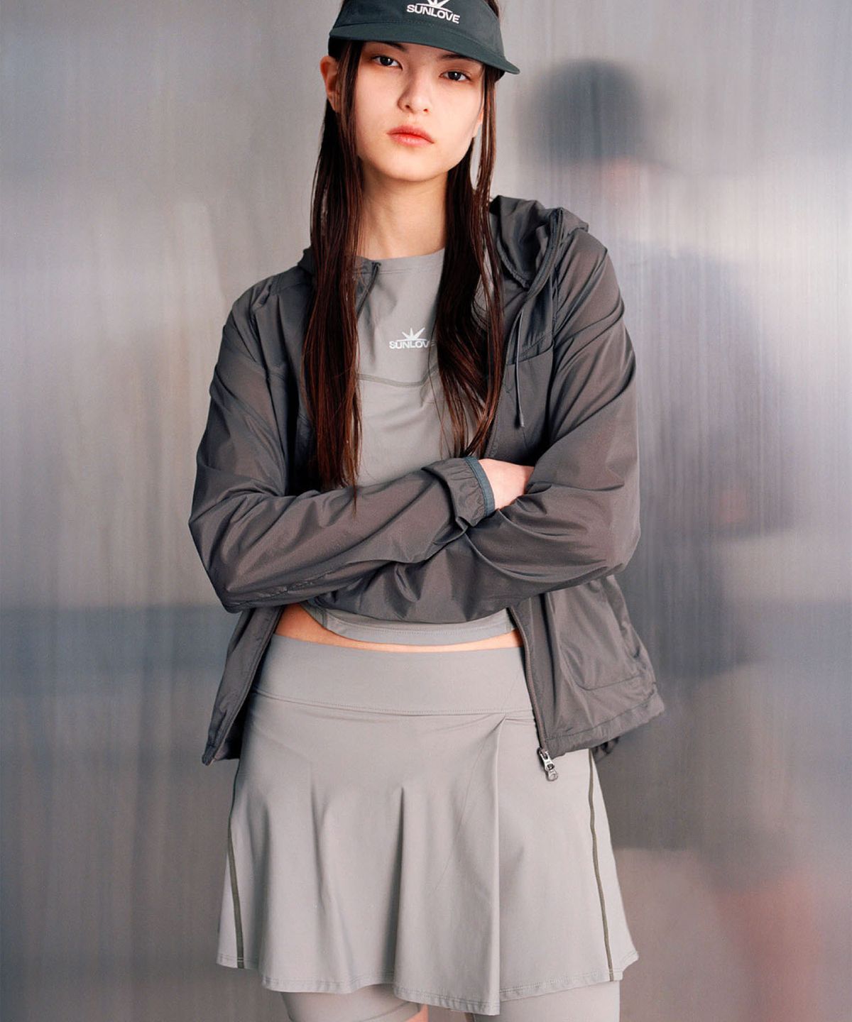 썬러브투어(SUNLOVETOUR) Dry Jersey Skirt Taupe
