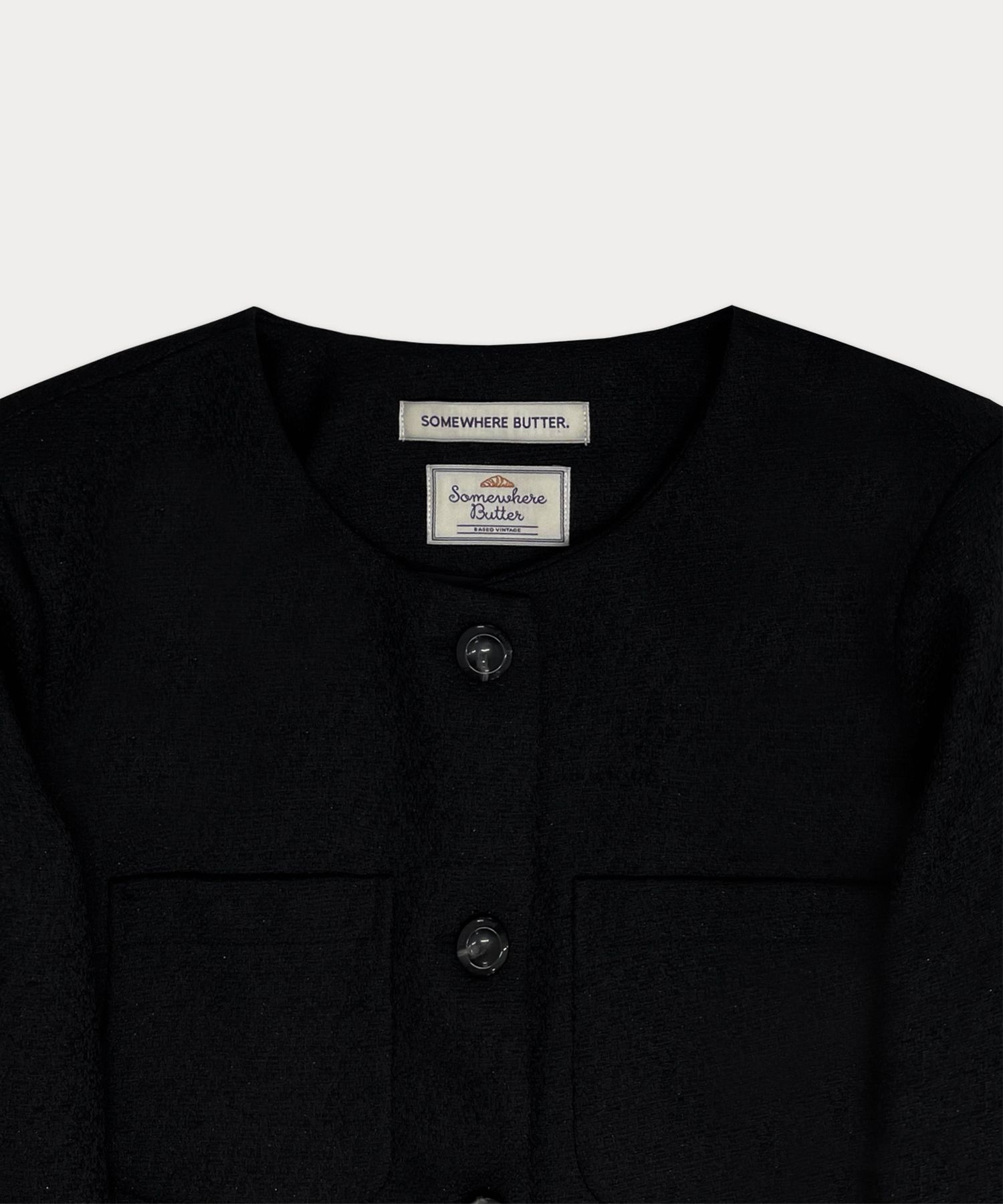アウターその他 SOMEWHERE BUTTER. Bonita tweed jacket black BT24SJK002BLKF MUSINSA | SOMEWHEREBUTTER Bonita tweed jacket - black