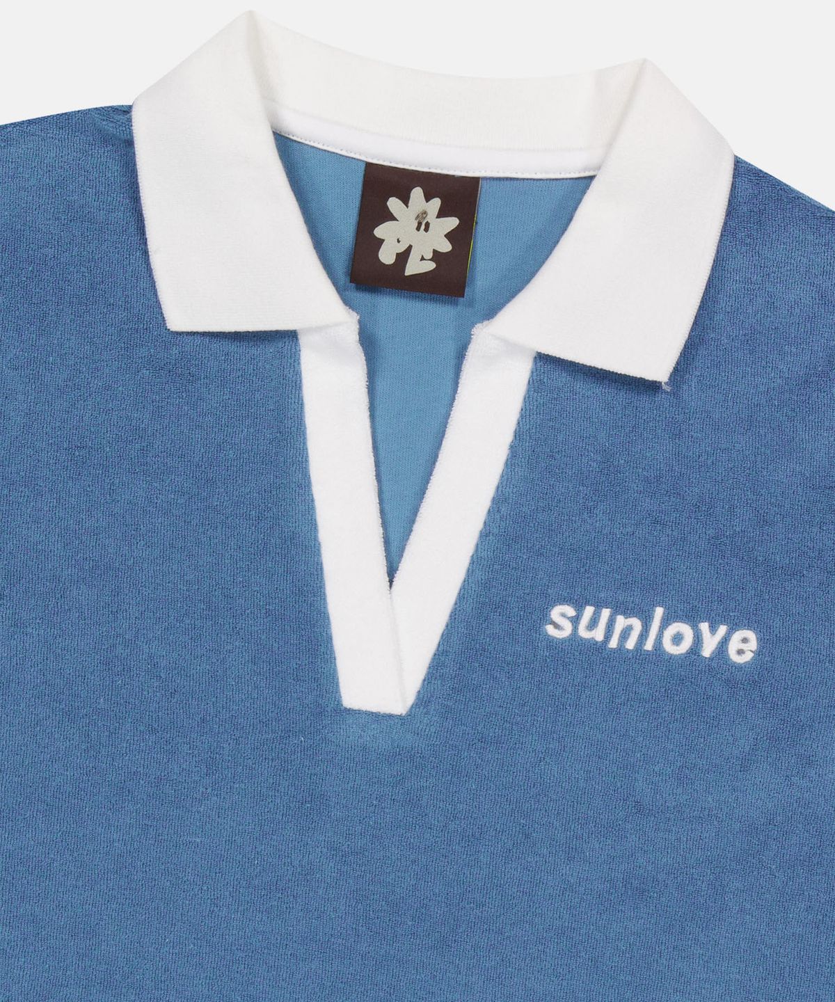 썬러브투어(SUNLOVETOUR) Terry Cloth Polo Dress Blue
