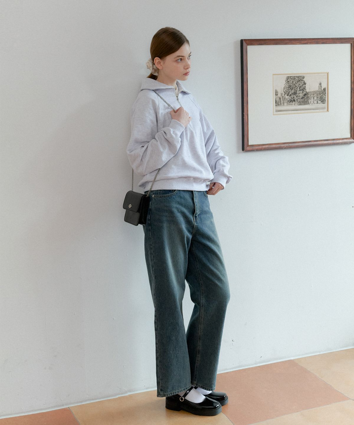 아노에틱(ANOETIC) ANC CLASSIC CRINKLE SQUARE BAG_BLACK