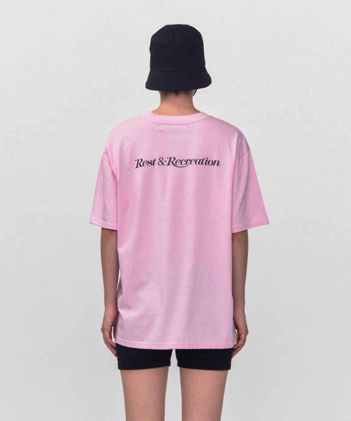 레스트앤레크레이션(REST&RECREATION) RR LOGO OVERSIZE T-SHIRT_PINK