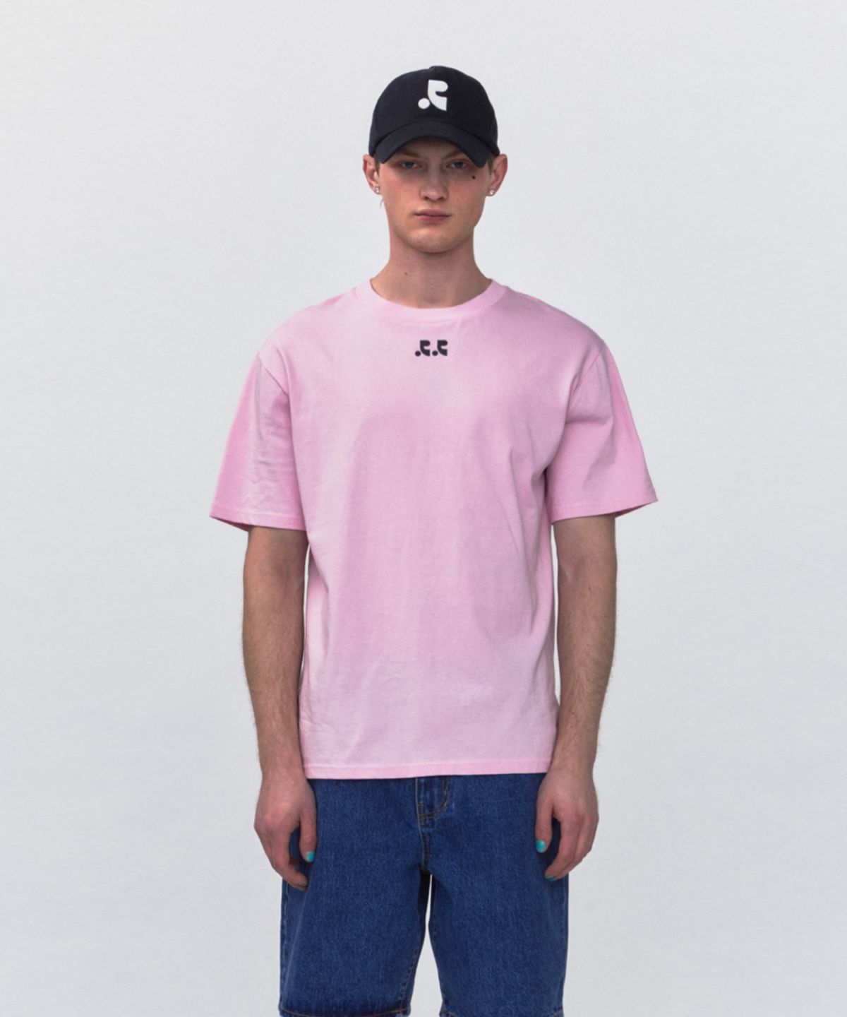 레스트앤레크레이션(REST&RECREATION) RR LOGO OVERSIZE T-SHIRT_PINK
