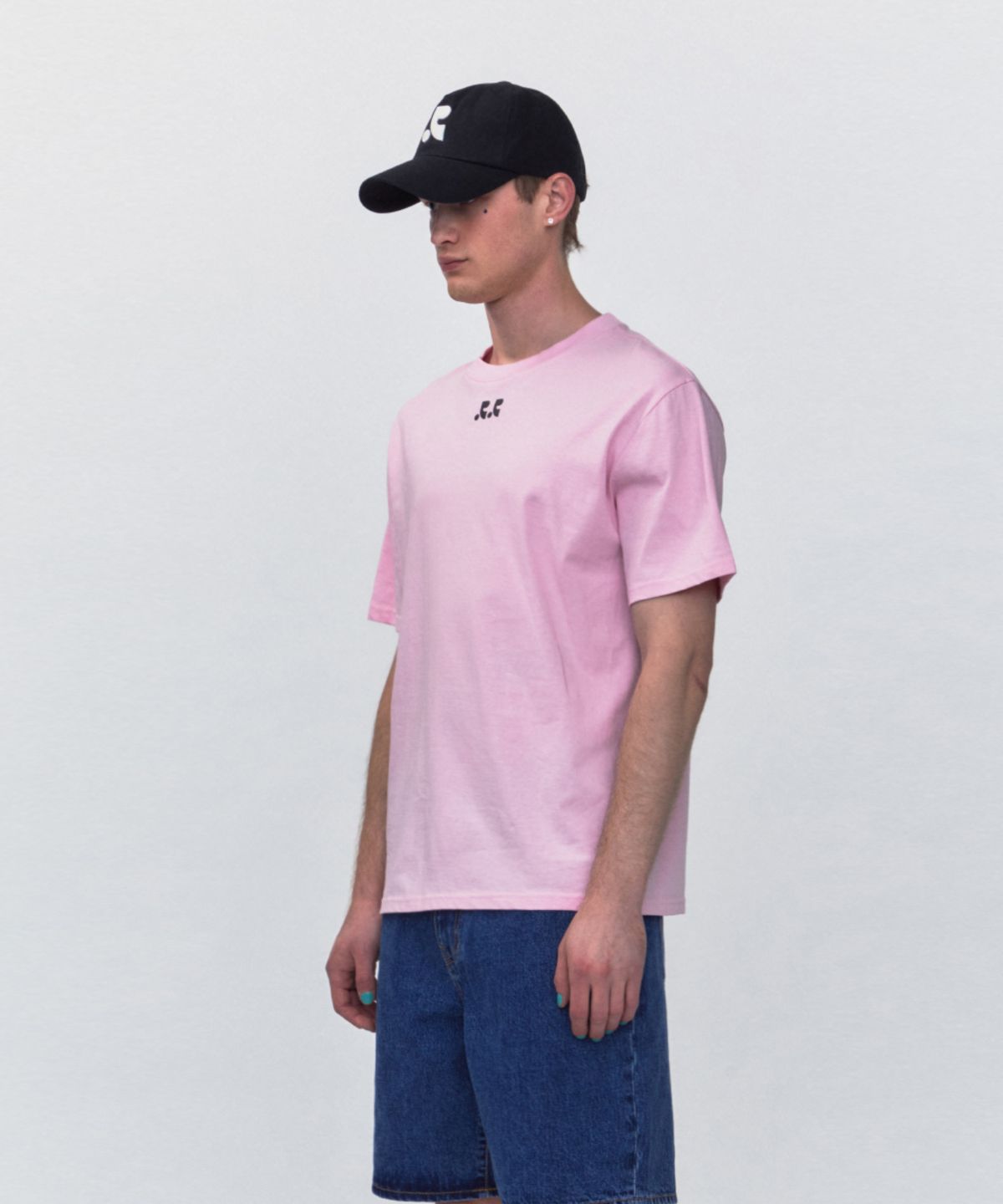 레스트앤레크레이션(REST&RECREATION) RR LOGO OVERSIZE T-SHIRT_PINK