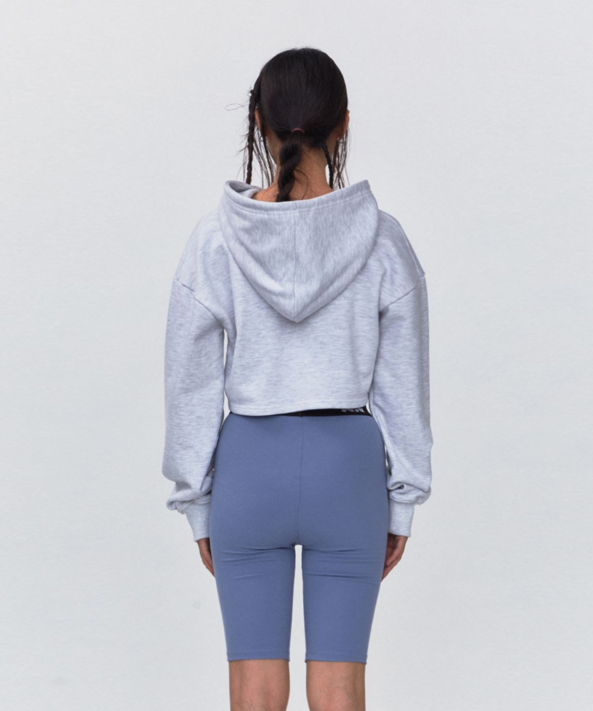 레스트앤레크레이션(REST&RECREATION) RR ARROW POINT HOODIE_LIGHT GREY
