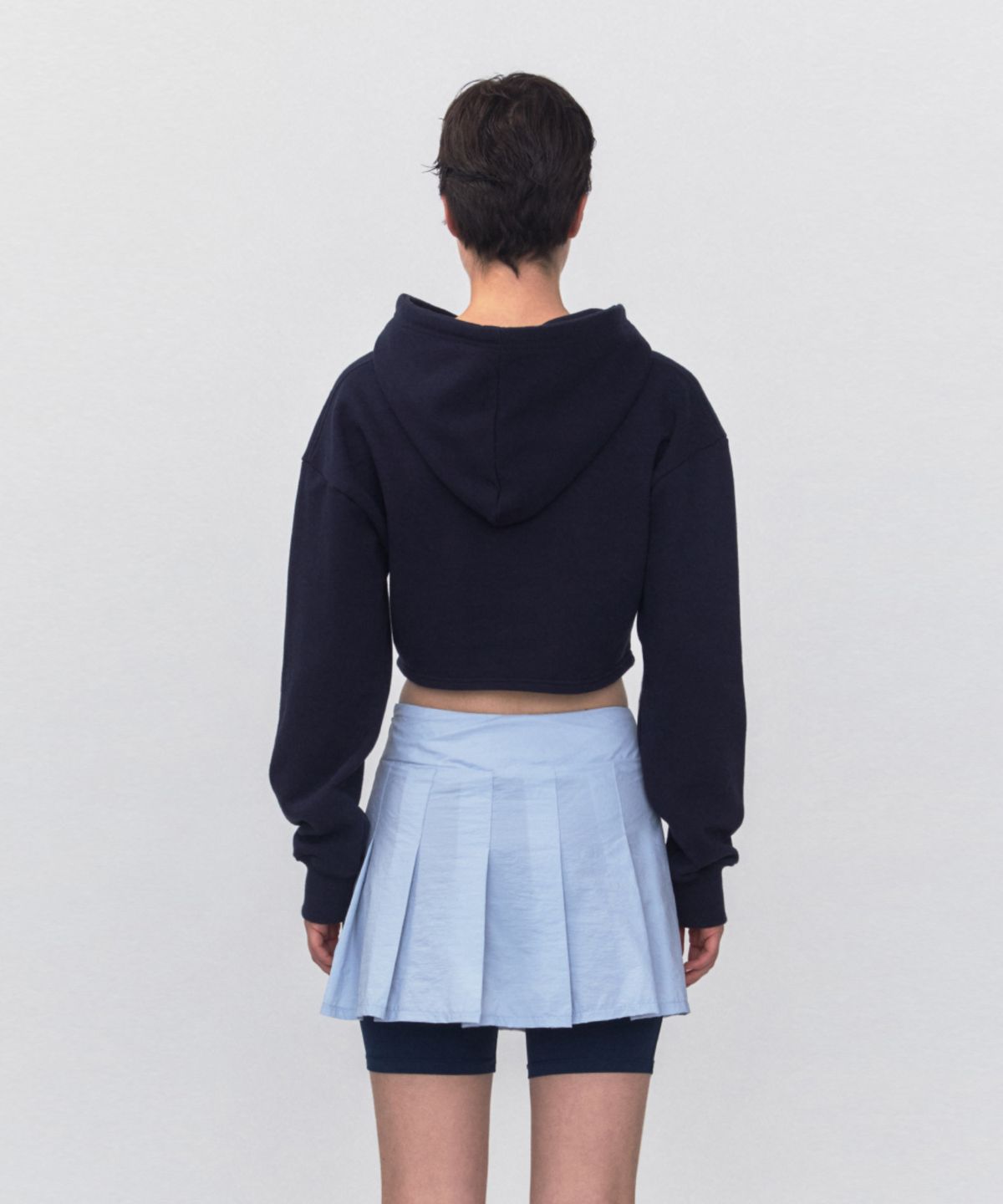 레스트앤레크레이션(REST&RECREATION) RR ARROW POINT HOODIE_NAVY
