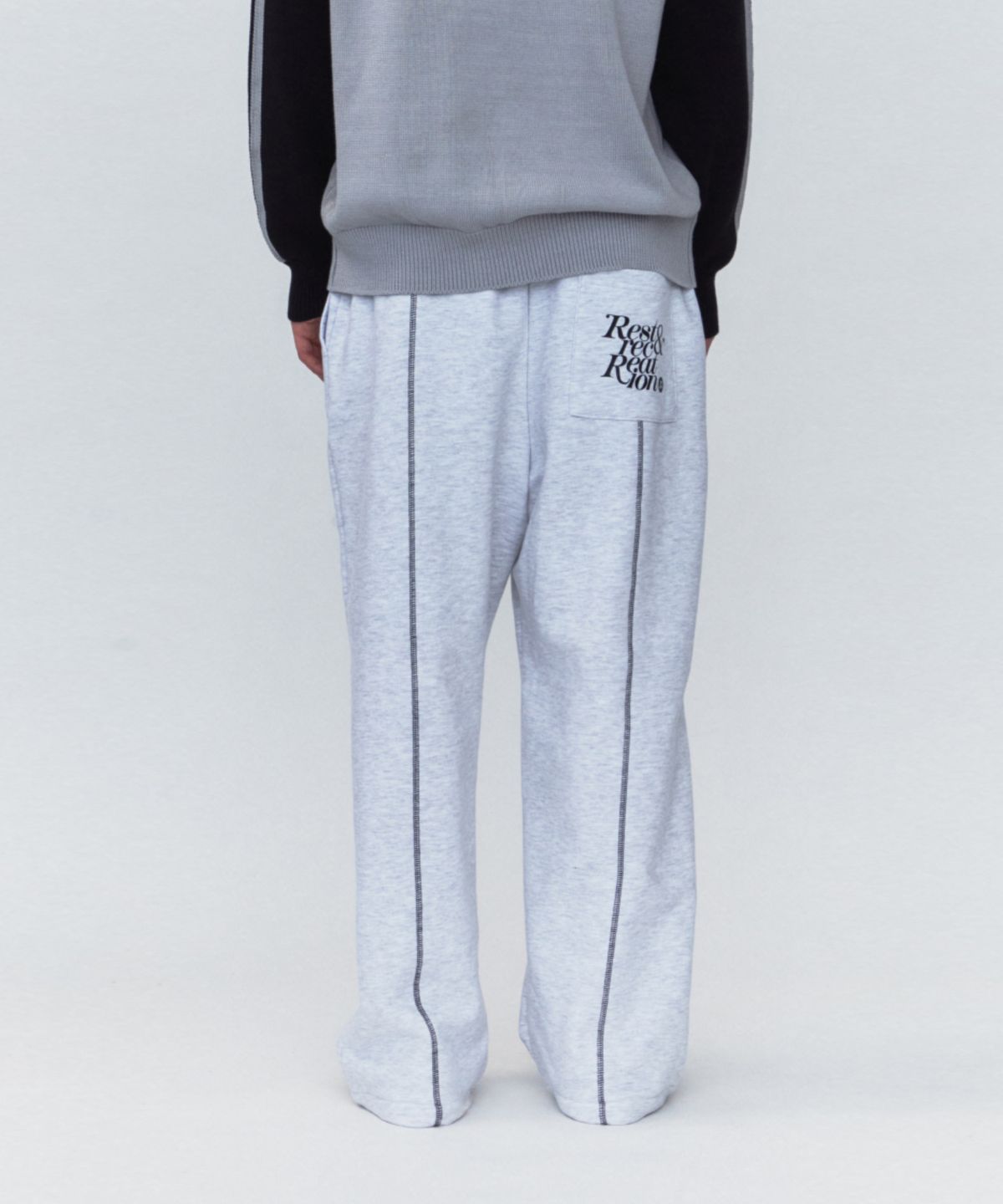 레스트앤레크레이션(REST&RECREATION) RR COLORATION SWEATPANTS_LIGHT GREY - 사이즈 ...