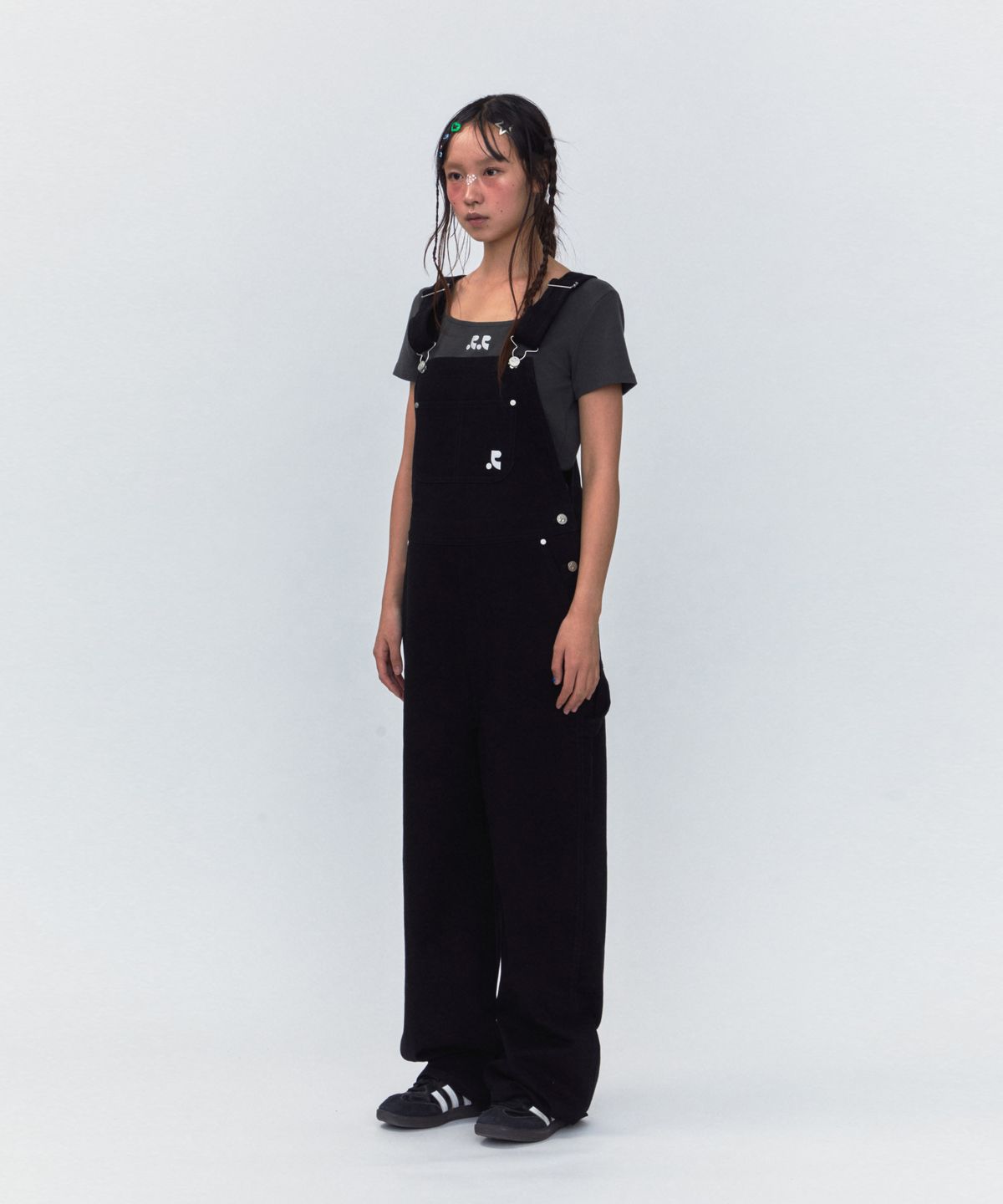 레스트앤레크레이션(REST&RECREATION) RR COTTON OVERALLS_BLACK