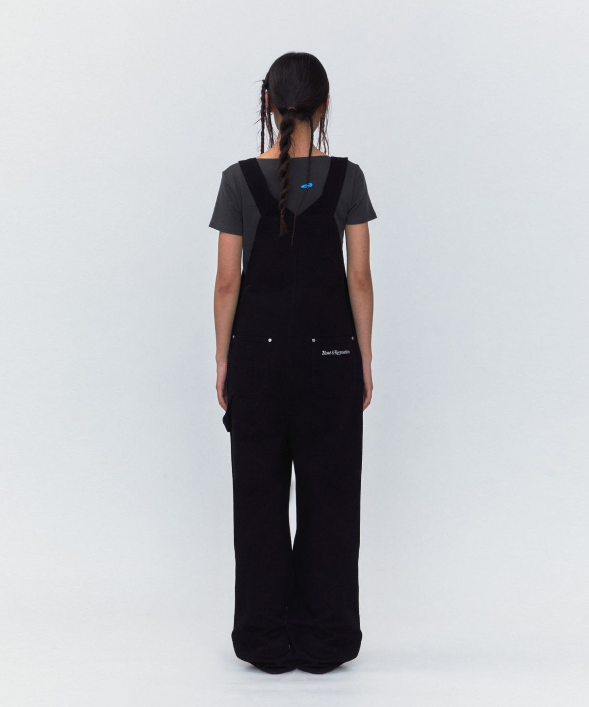 레스트앤레크레이션(REST&RECREATION) RR COTTON OVERALLS_BLACK