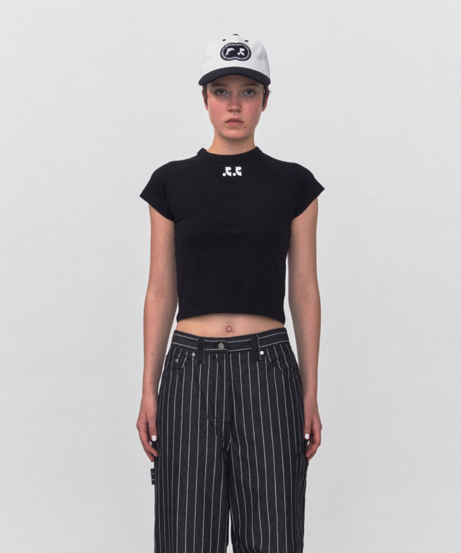 MUSINSA | REST&RECREATION RR NEW LOGO PATCH BALL CAP_WHITE
