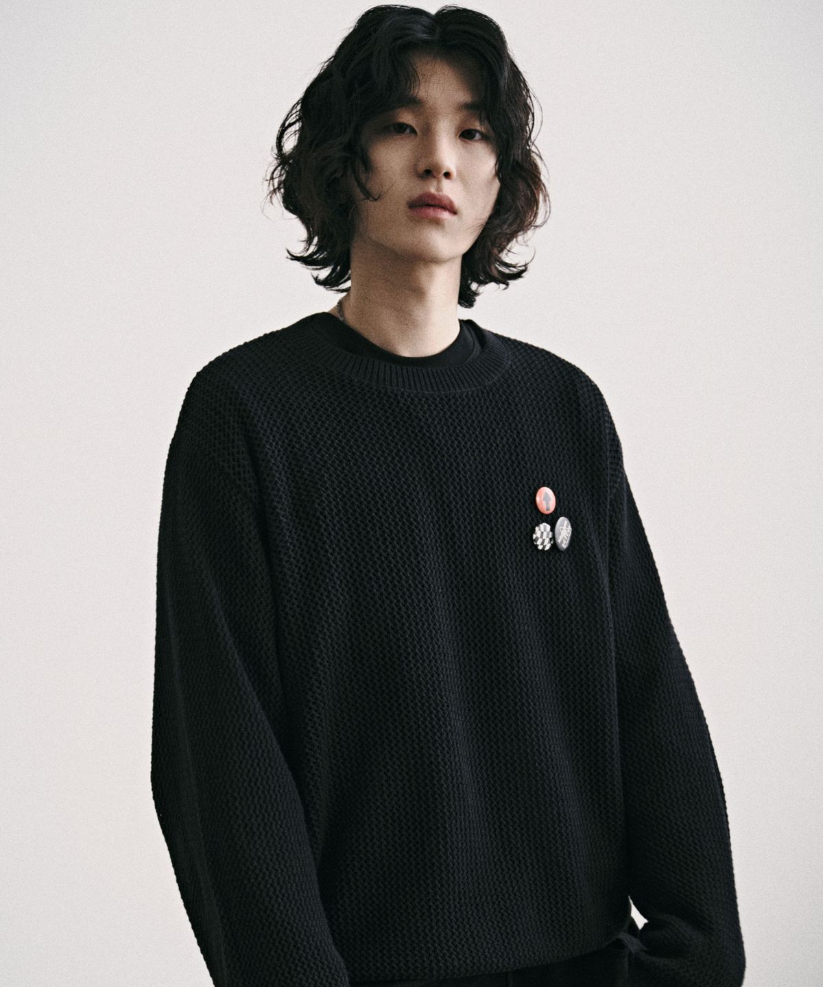 코드(CORD) 위브 스카시 니트_BK