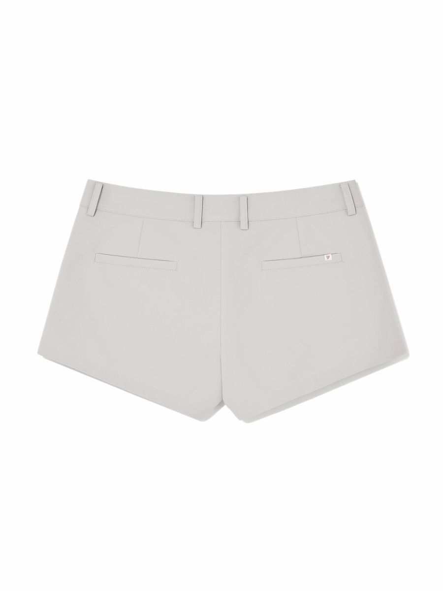 MUSINSA | GLOWNY GENTLE MICRO SHORTS (STEEL GRAY)
