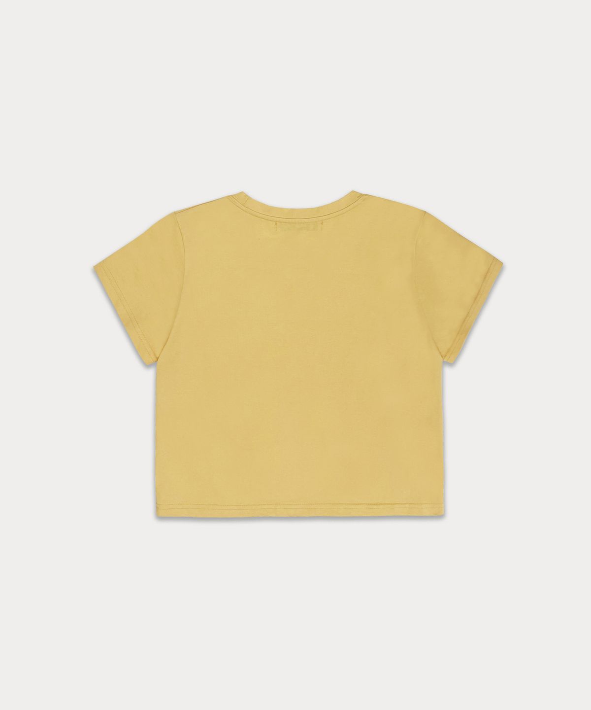 썸웨어버터(SOMEWHEREBUTTER) Love dog vintage top - yellow