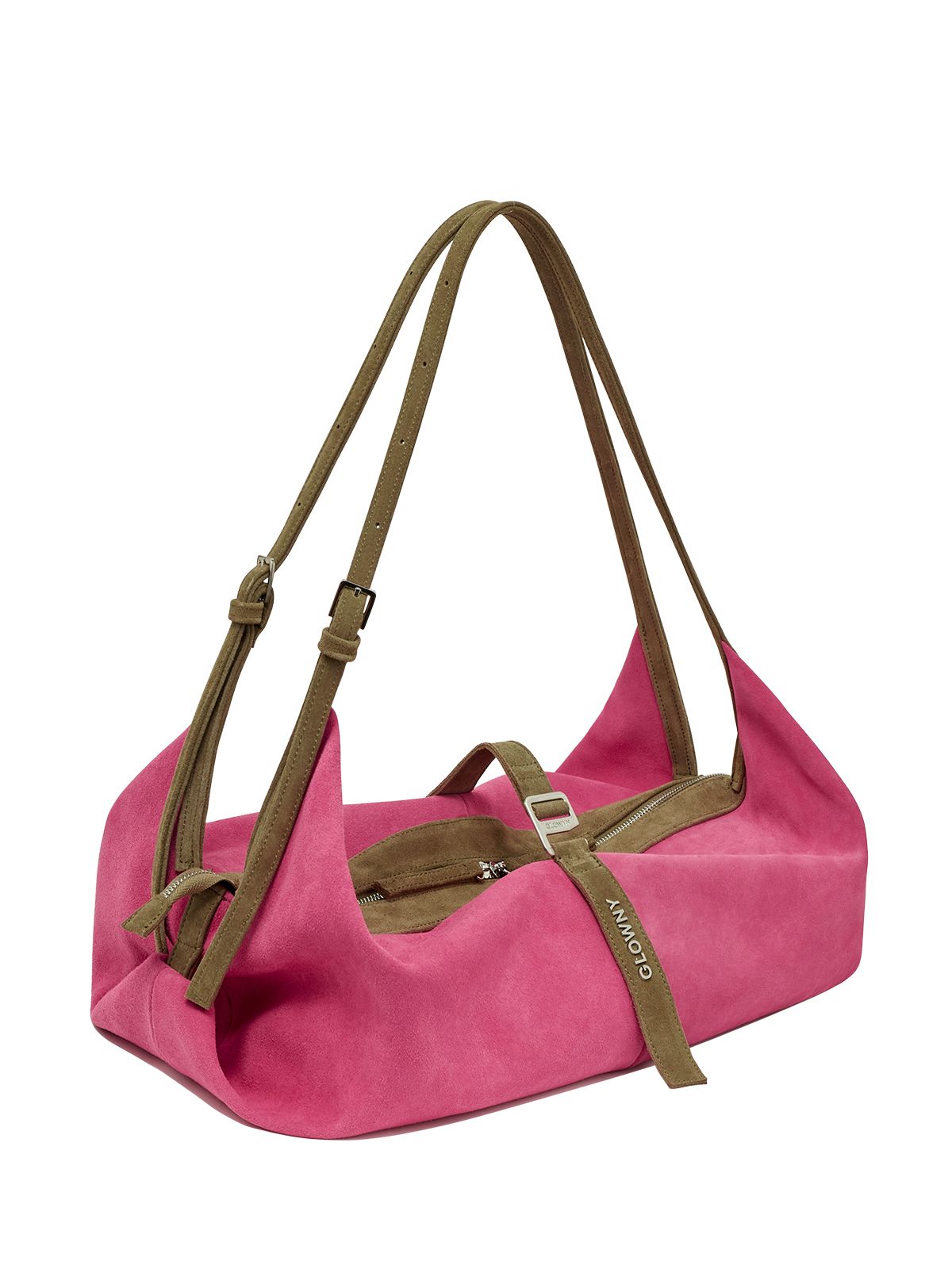 ★GLOWNY★TAO REAL SUEDE HOBO BAG★ TAO REAL SUEDE HOBO BAG (SAND) - GLOWNY