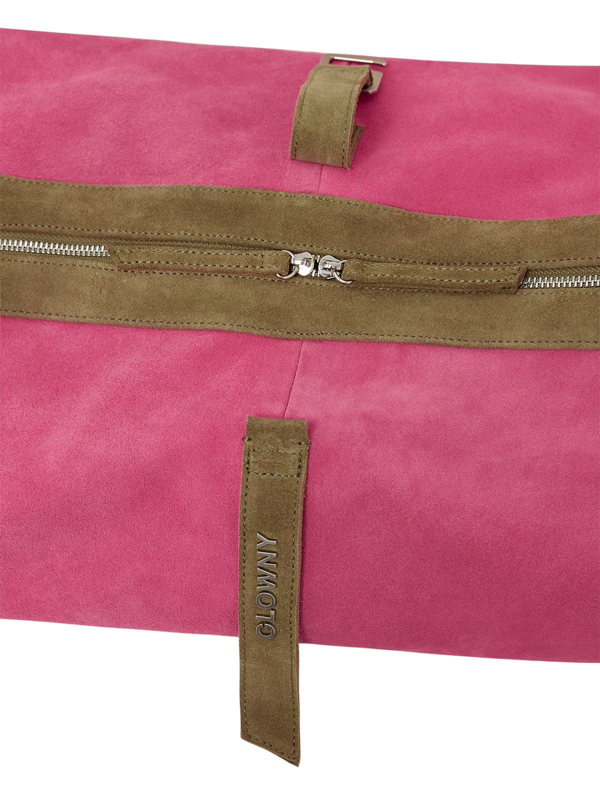 MUSINSA | GLOWNY TAO REAL SUEDE HOBO BAG (VIVA MAGENTA)