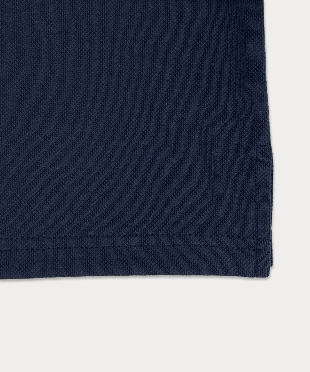 썸웨어버터(SOMEWHEREBUTTER) Classy logo pique top - navy
