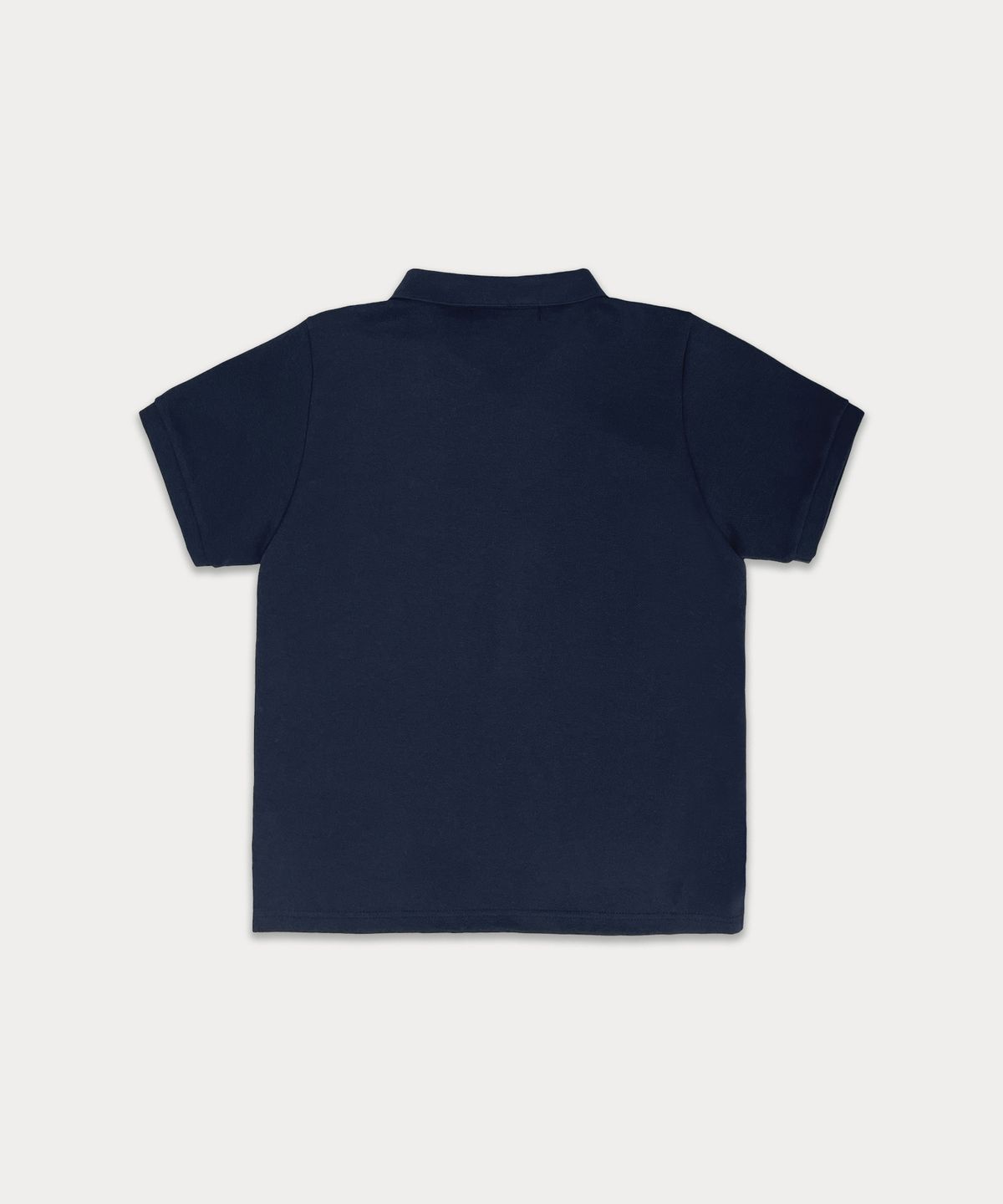 썸웨어버터(SOMEWHEREBUTTER) Classy logo pique top - navy