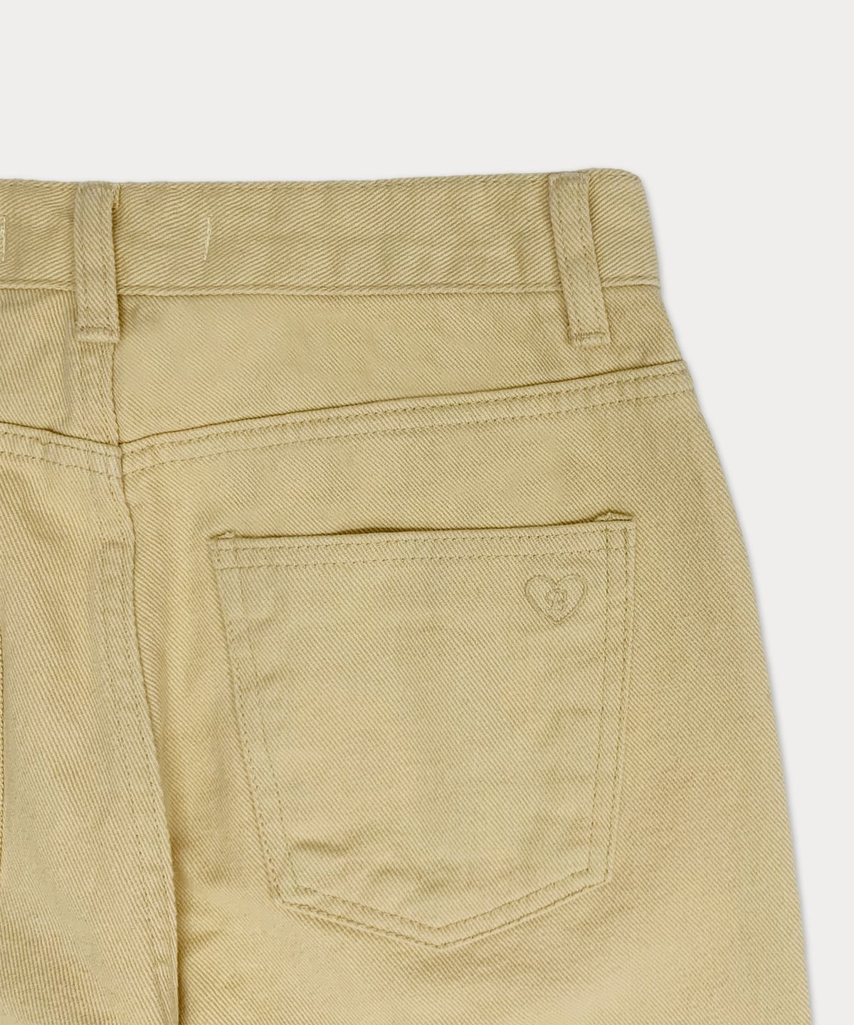 썸웨어버터(SOMEWHEREBUTTER) Heart b logo color pants - butter