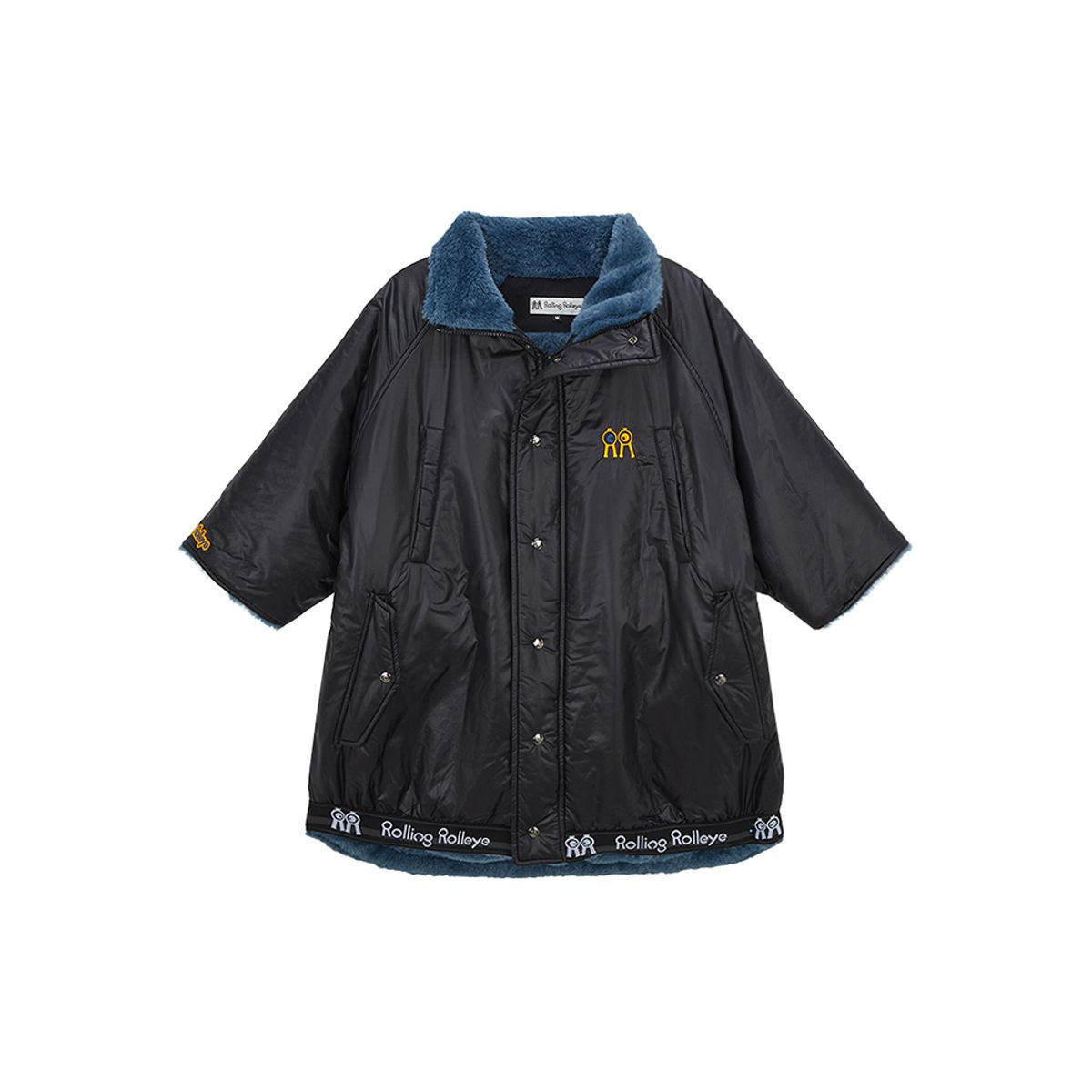 롤링롤라이(ROLLINGROLLEYE) 롤롤 프리미엄 반팔패딩 블랙 Roll Roll Premium Short Sleeve Padding Black