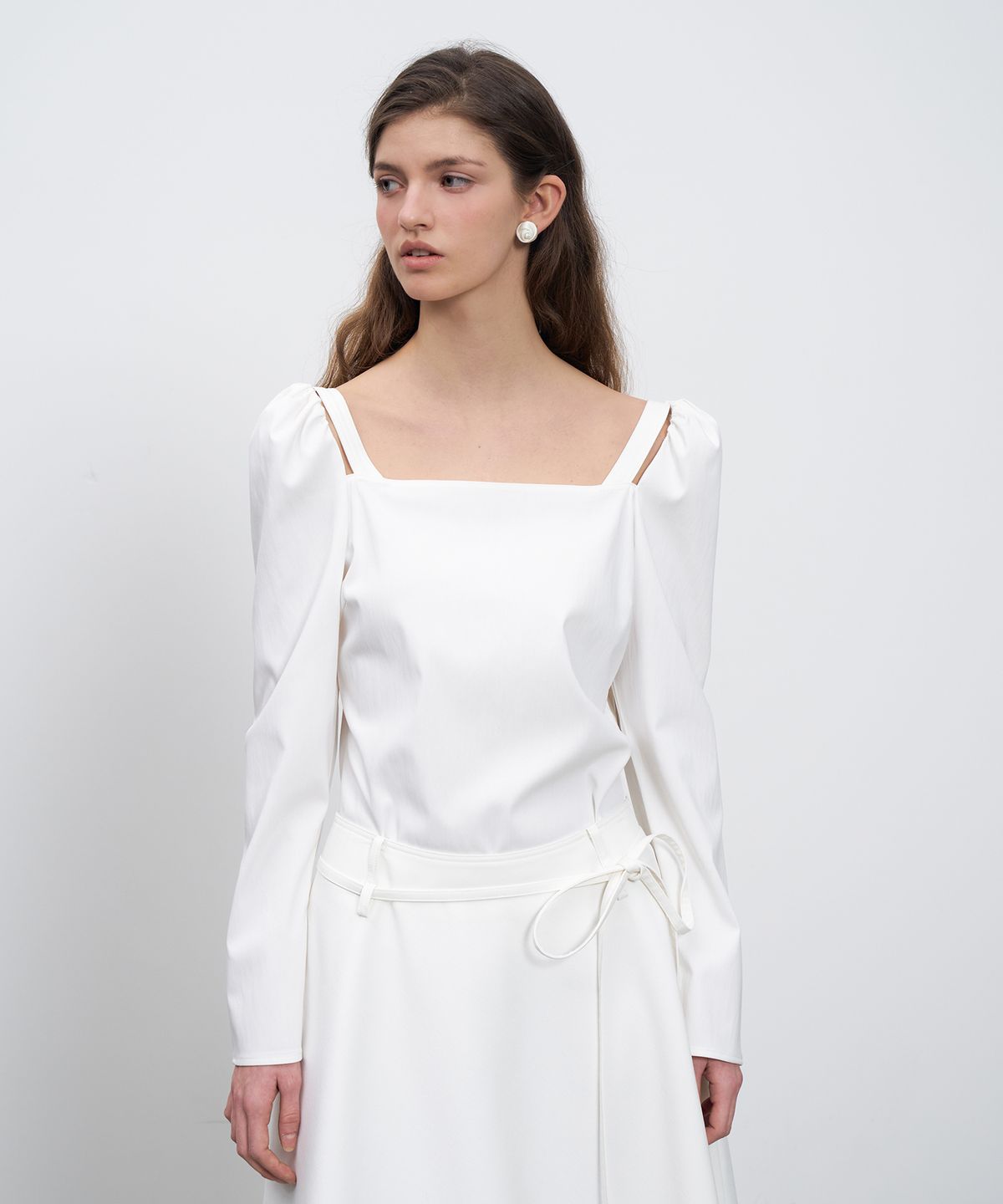 르네제이(RENEJ) A Line Flair Long Skirt