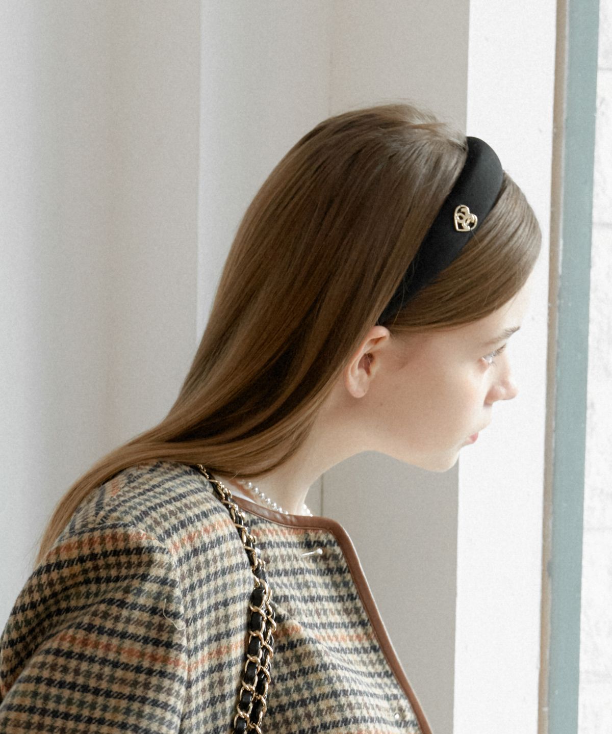 아노에틱(ANOETIC) NEW ANC SATIN HAIRBAND_BLACK