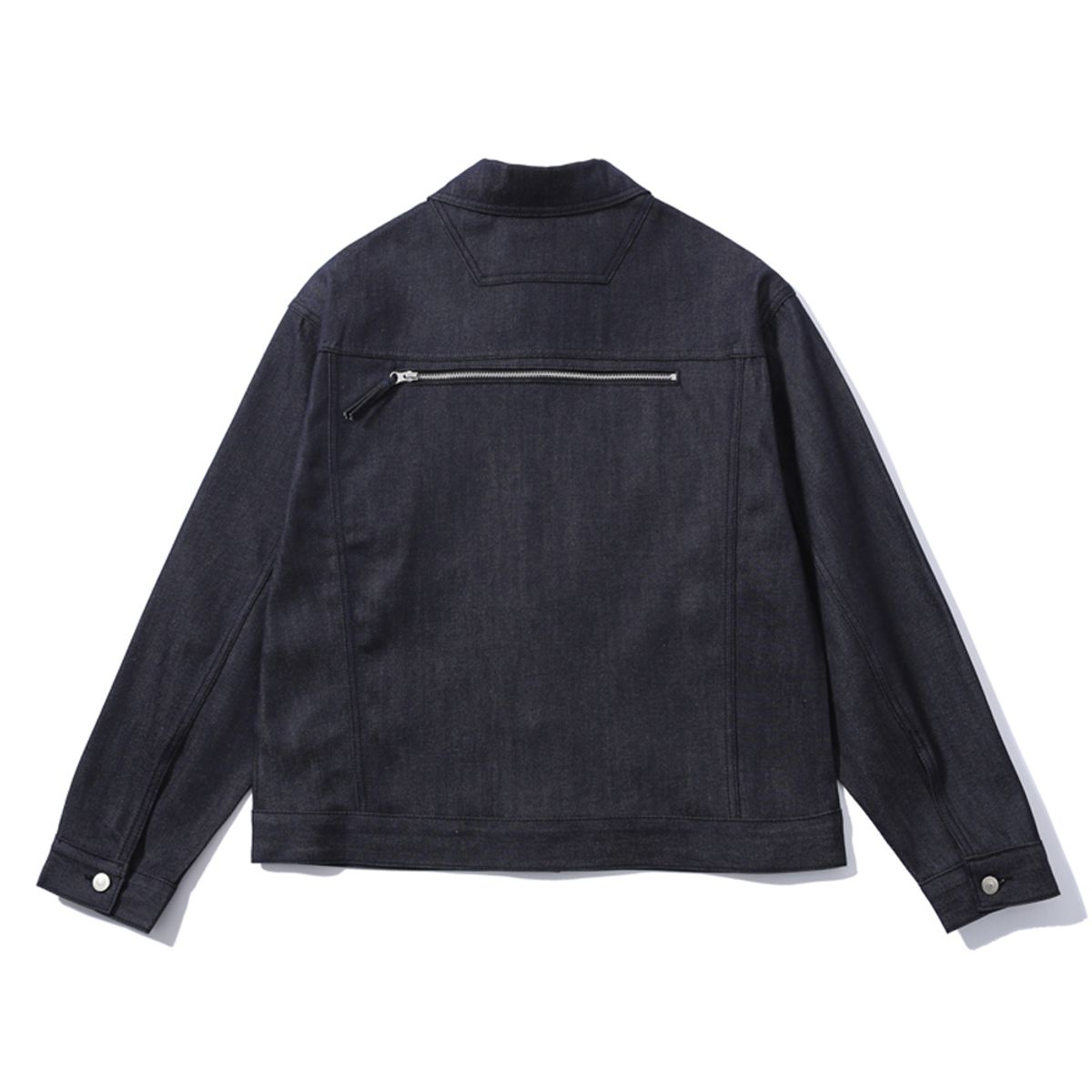 아이언더스탠드(EYEUNDERSTAND) Zipper Trucker Denim Jacket (Deep Blue)