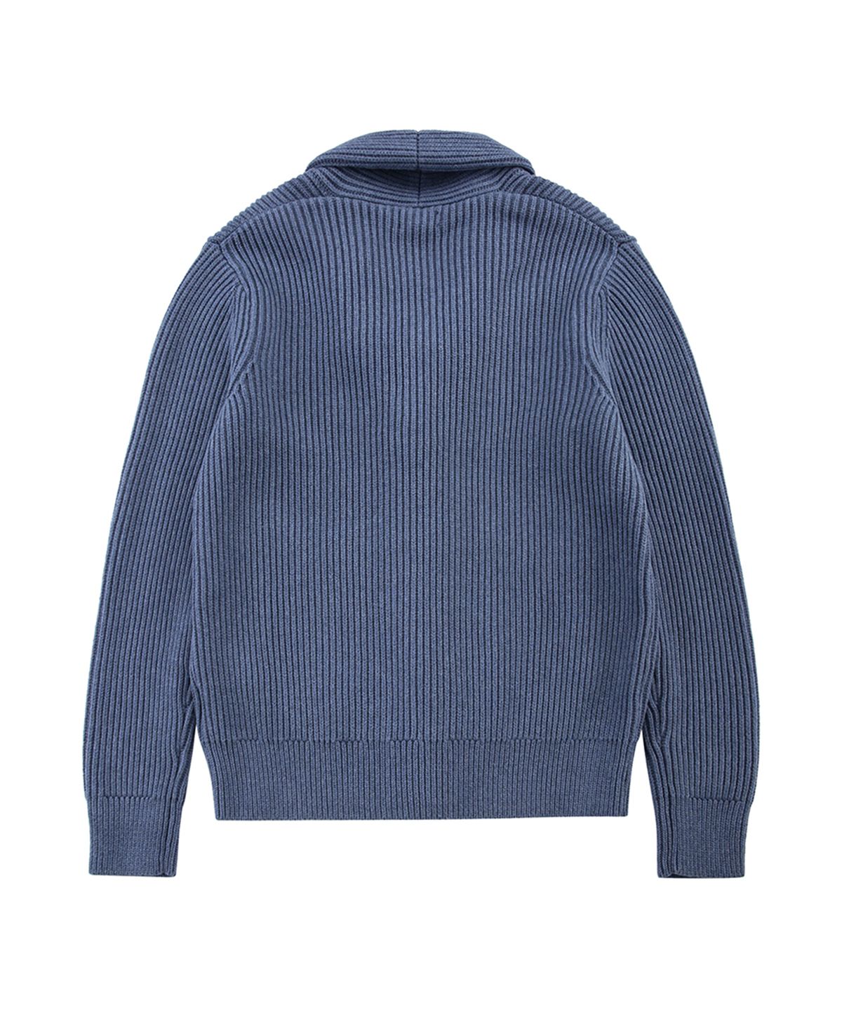 브룩스 브라더스(BROOKS BROTHERS) 코튼 립 숄 가디건 (블루) (BBWCMF8190MES)