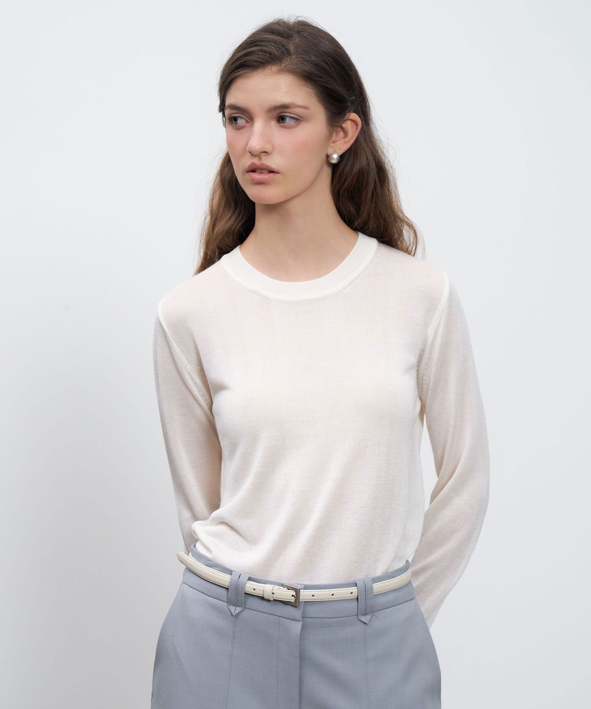 르네제이(RENEJ) Soft Basic Round Knit