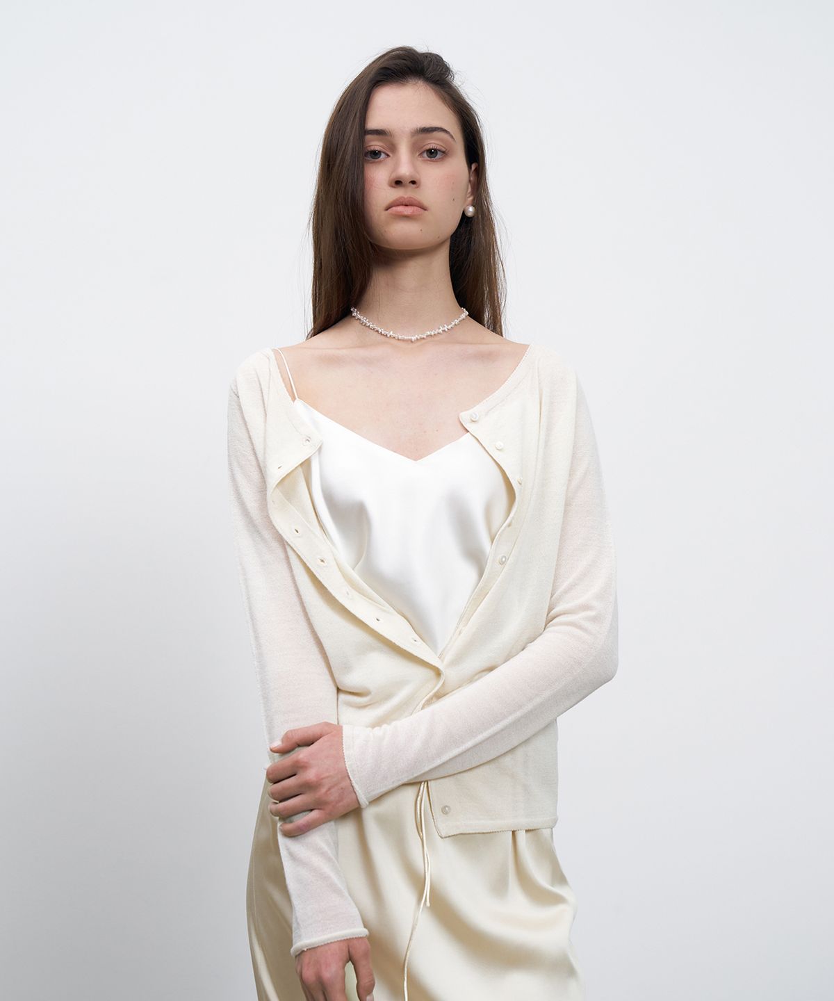 르네제이(RENEJ) Wholegarment Two-way Cardigan