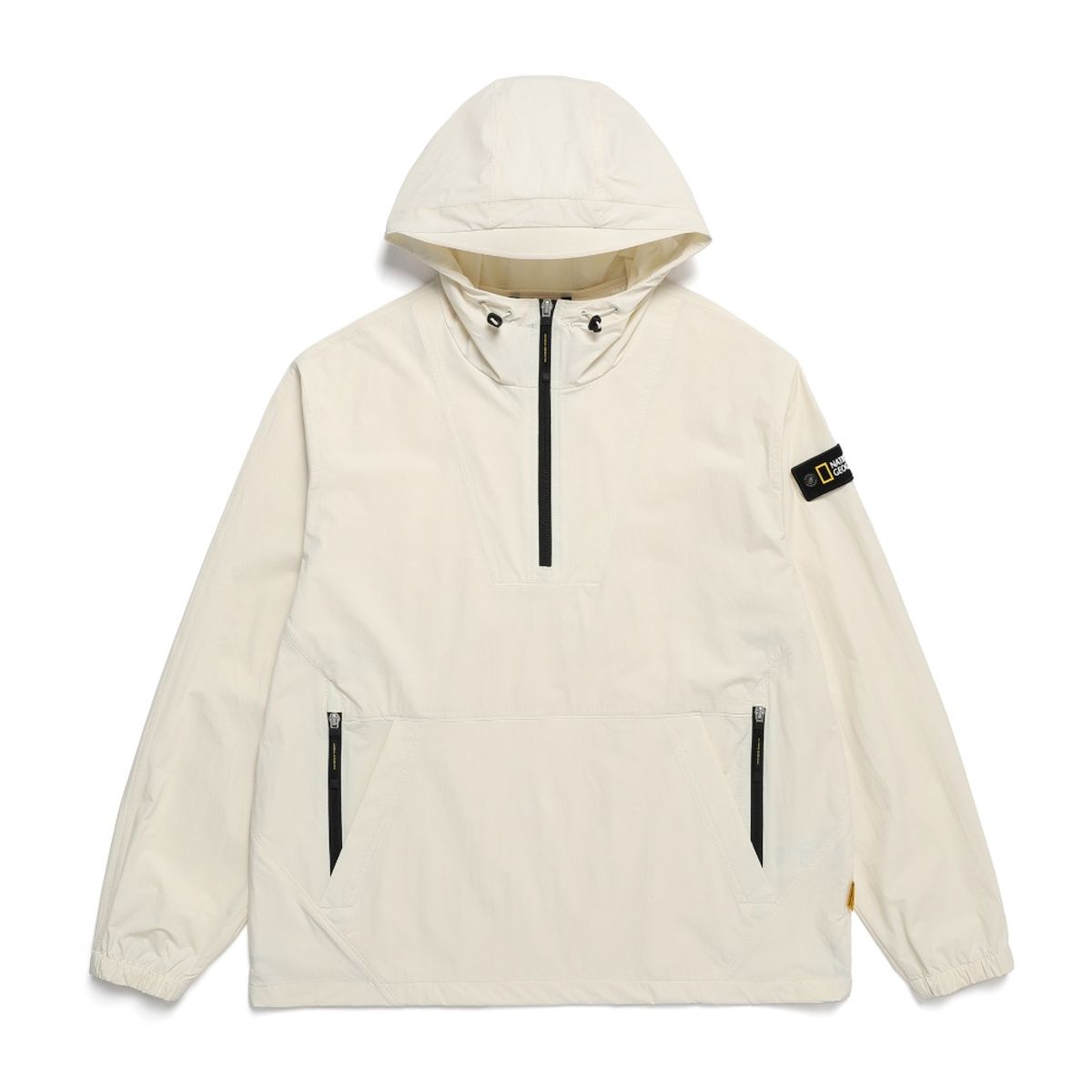 내셔널지오그래픽(NATIONALGEOGRAPHIC) N242UFT940 아델리 경량 우븐 스트레치 긴팔 아노락 CRYSTAL BEIGE